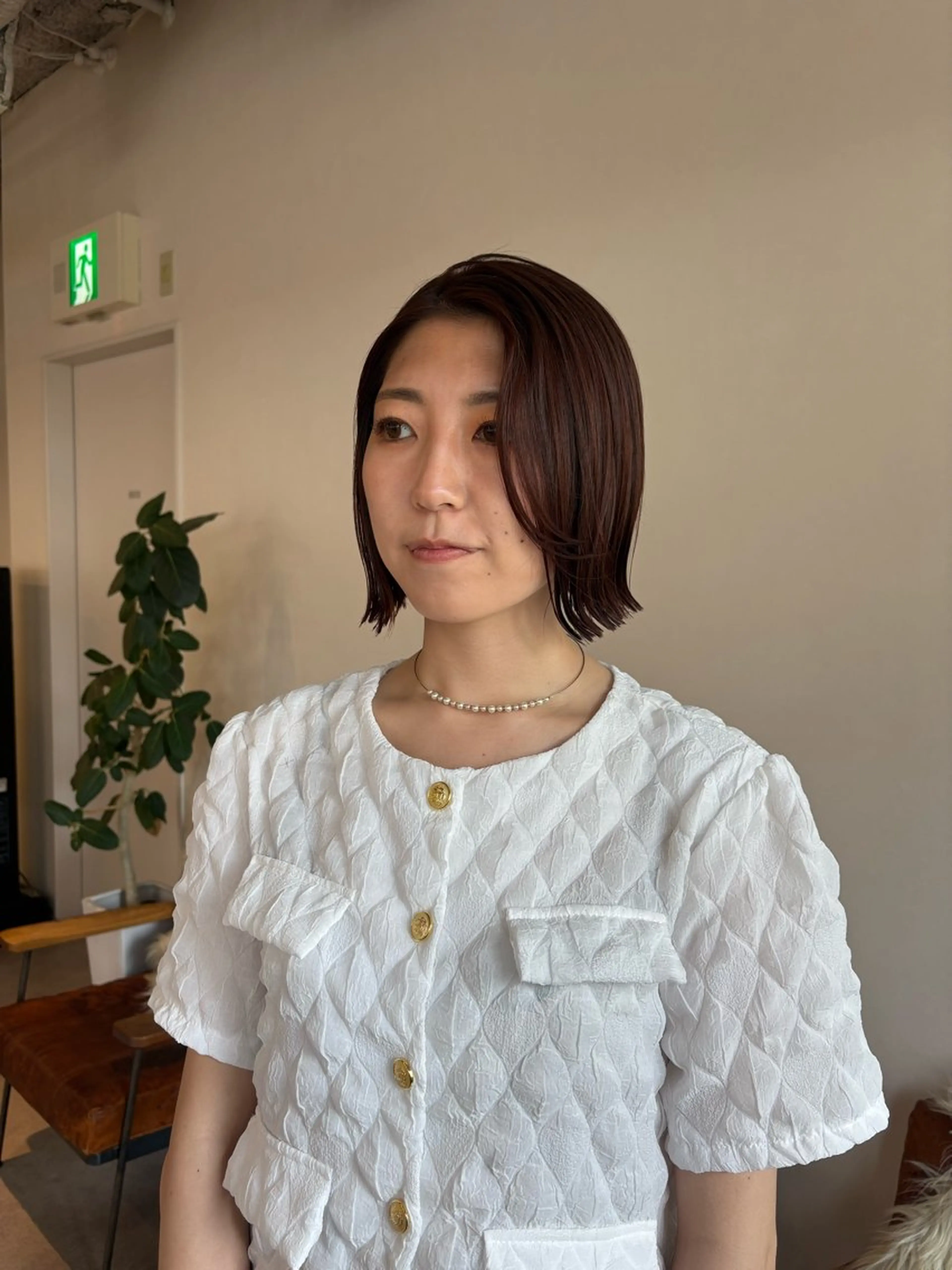 ショート ボブ 外ハネヘア レイヤーカット /ゆうのヘアスタイル