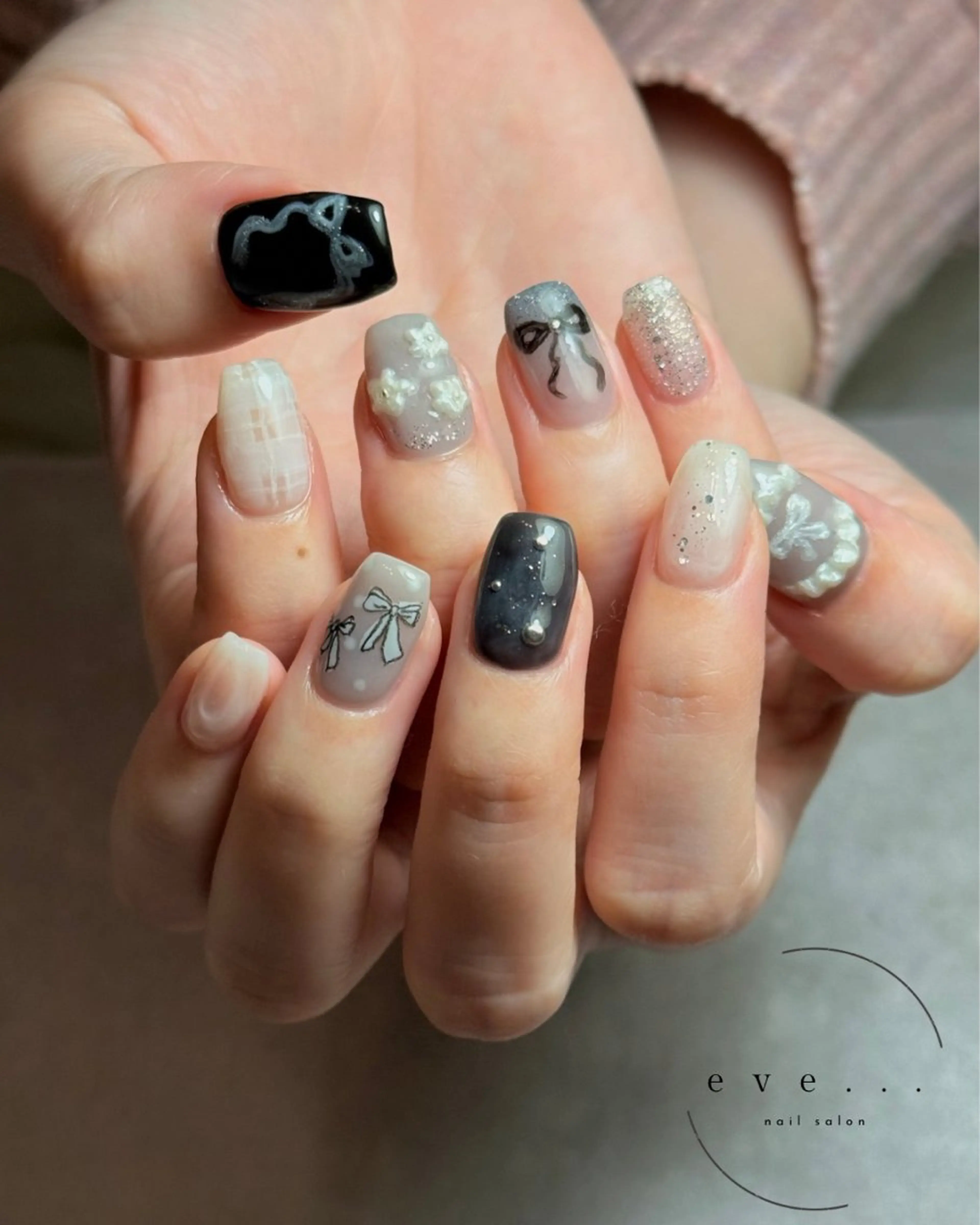 ネイル ニュアンスネイル ハンドネイル nail salon eve...のネイルデザイン