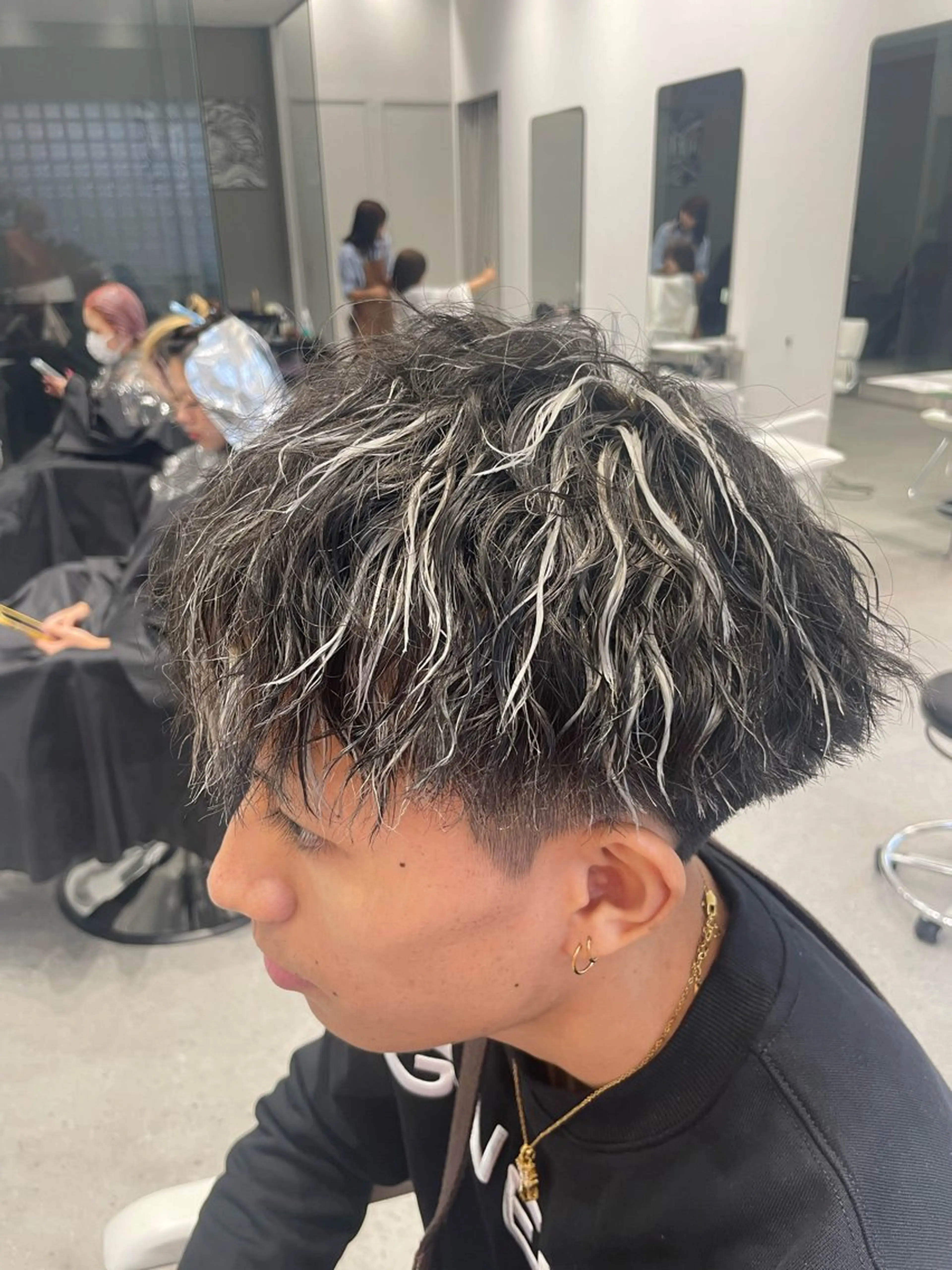 パーマ メンズ 無料ショートモデル 募集中❗️秋山ひらいのヘアスタイル