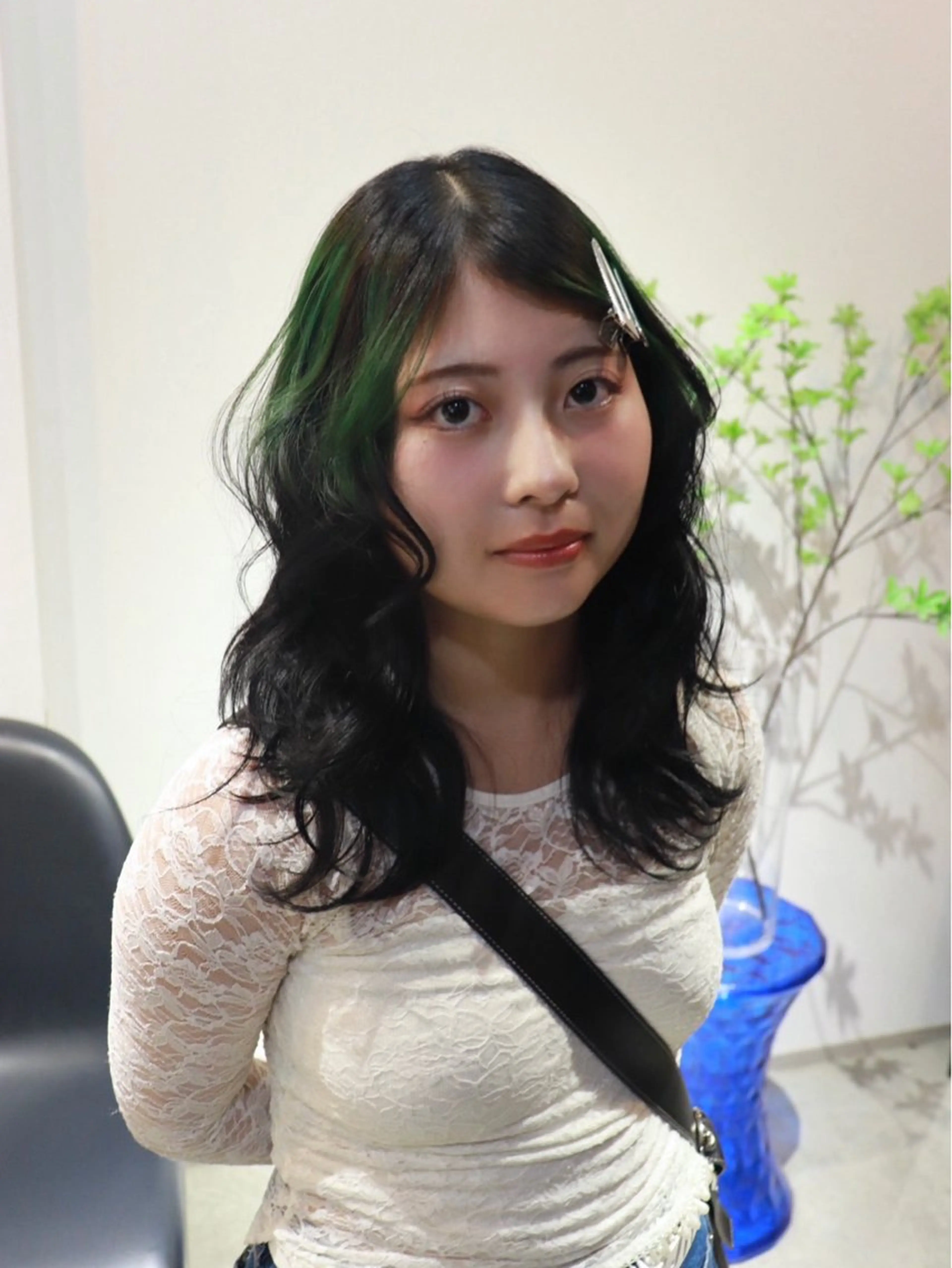 セミロング カラー ヘアカラー ハイトーン/メンズ/ デザイン/梅田/ミユのヘアスタイル