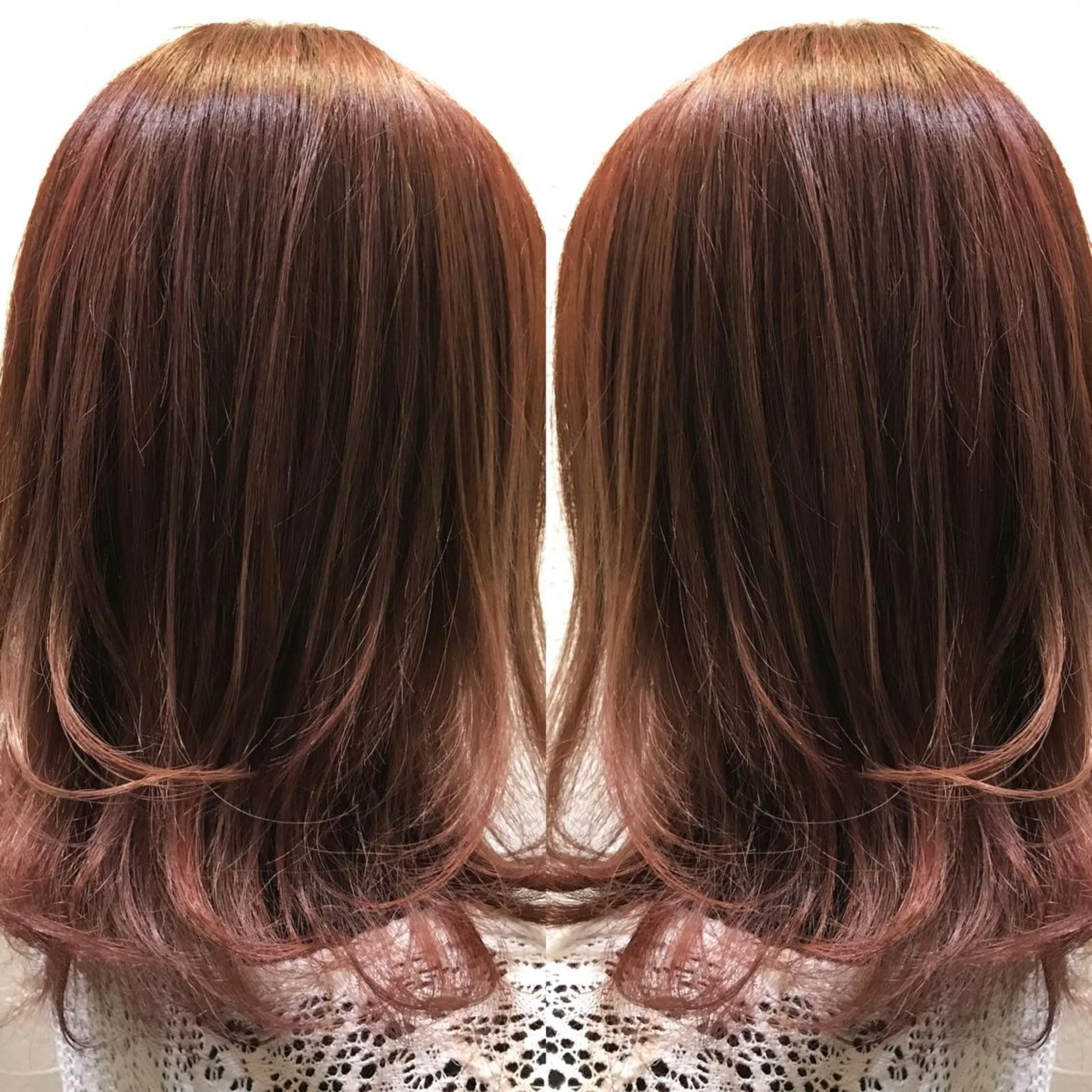 セミロング 緑地公園美容室 neohairのヘアスタイル