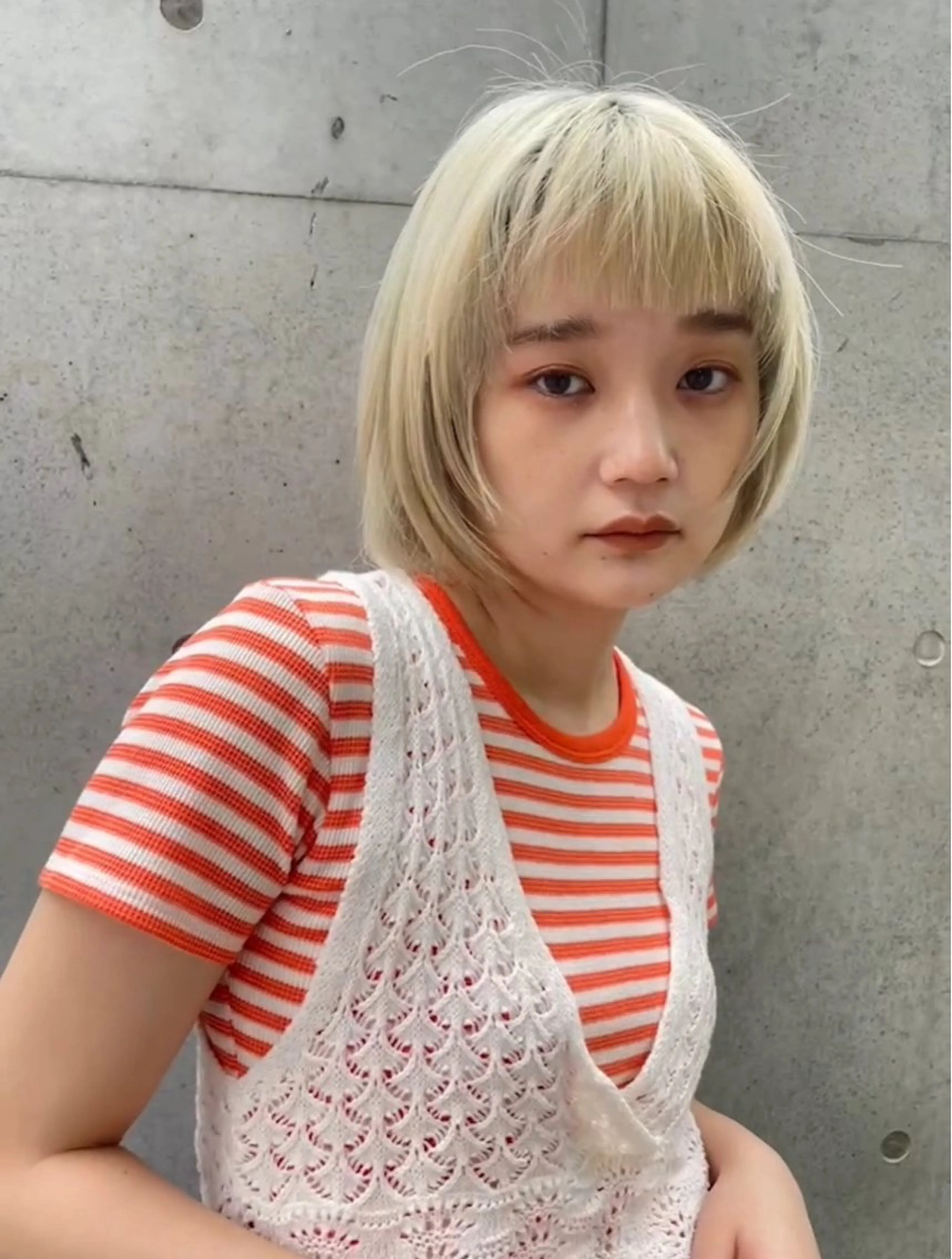 ショート 💫ハイトーンボブ/ HARU💫のヘアスタイル