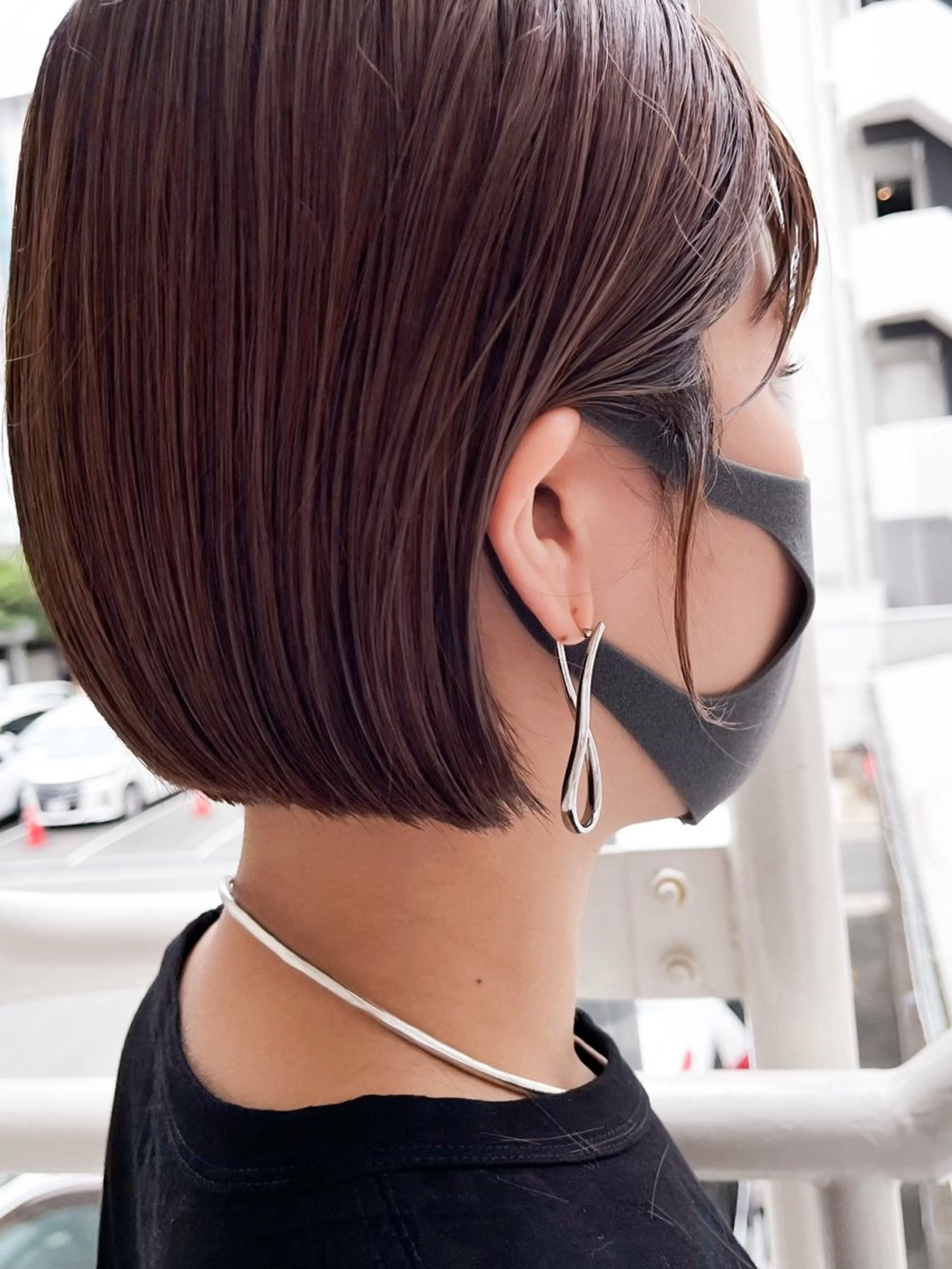 ショート ショートボブ ボブ ショートヘア こむぎ/ky-go6 ボブ/レイヤーのヘアスタイル