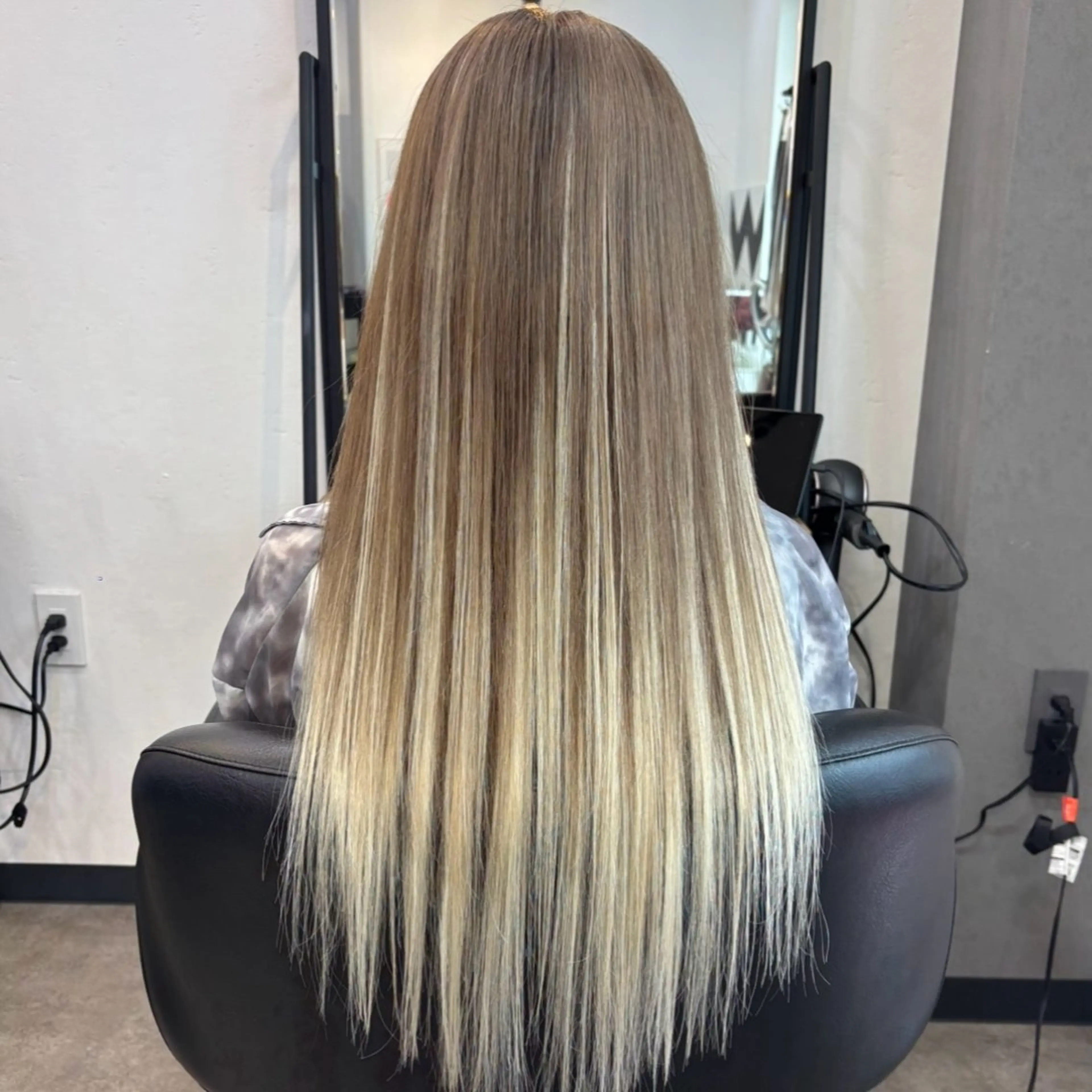 ロング カラー エクステ DEST ゆりかのヘアスタイル