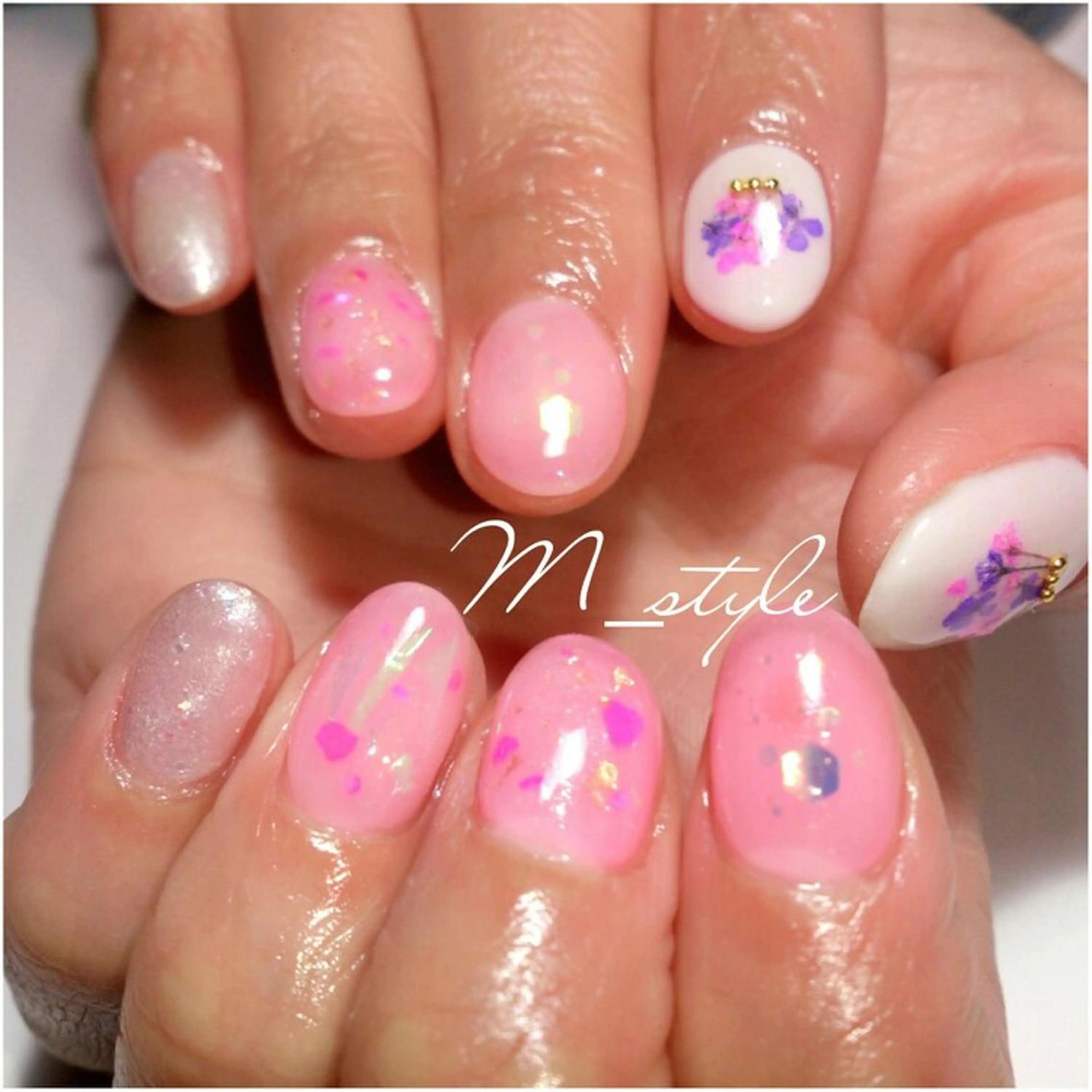 ネイル 下妻市ﾈｲﾙｻﾛﾝ M_styleのネイルデザイン