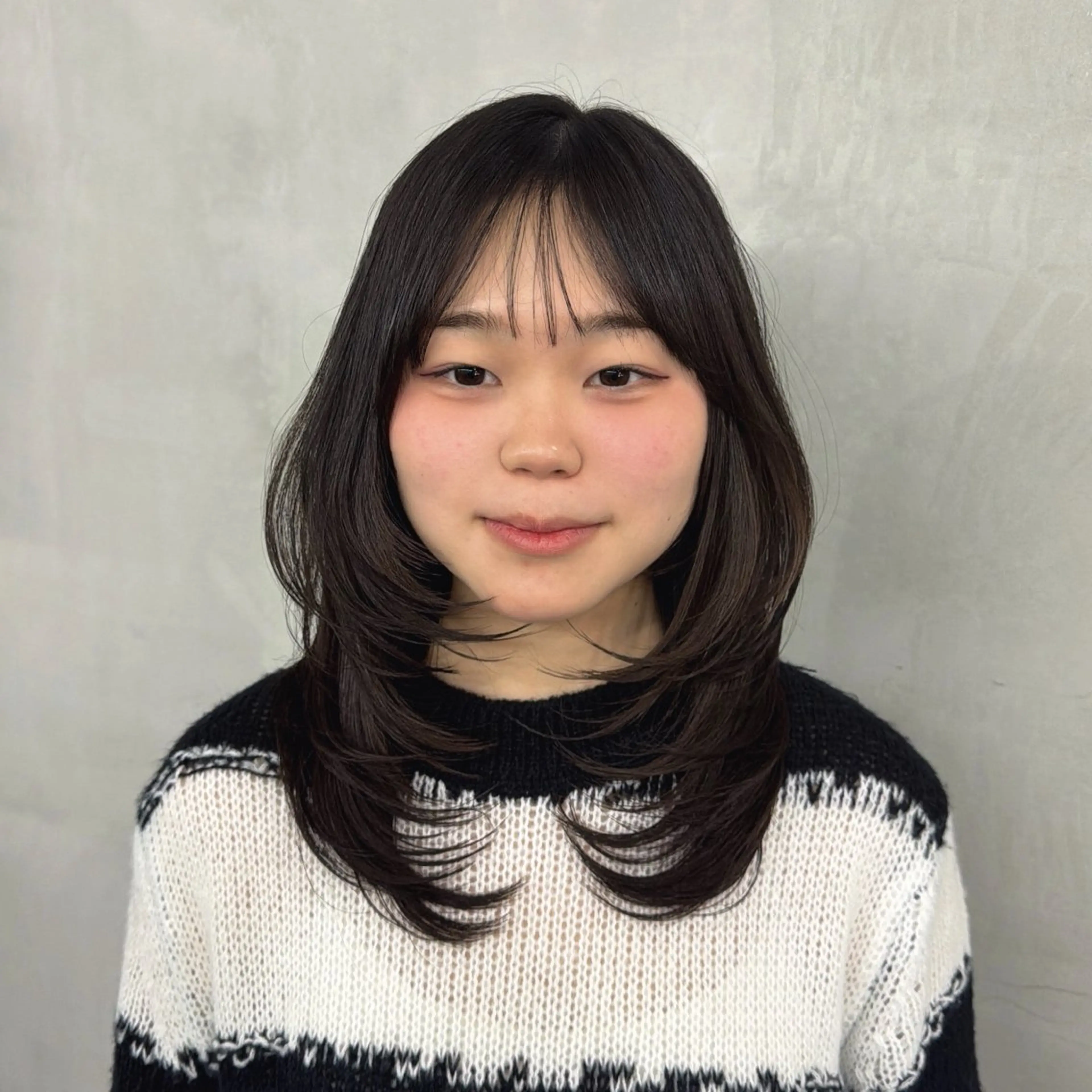 ミディアム カット Harukaレイヤー /ハッシュカット♡のヘアスタイル