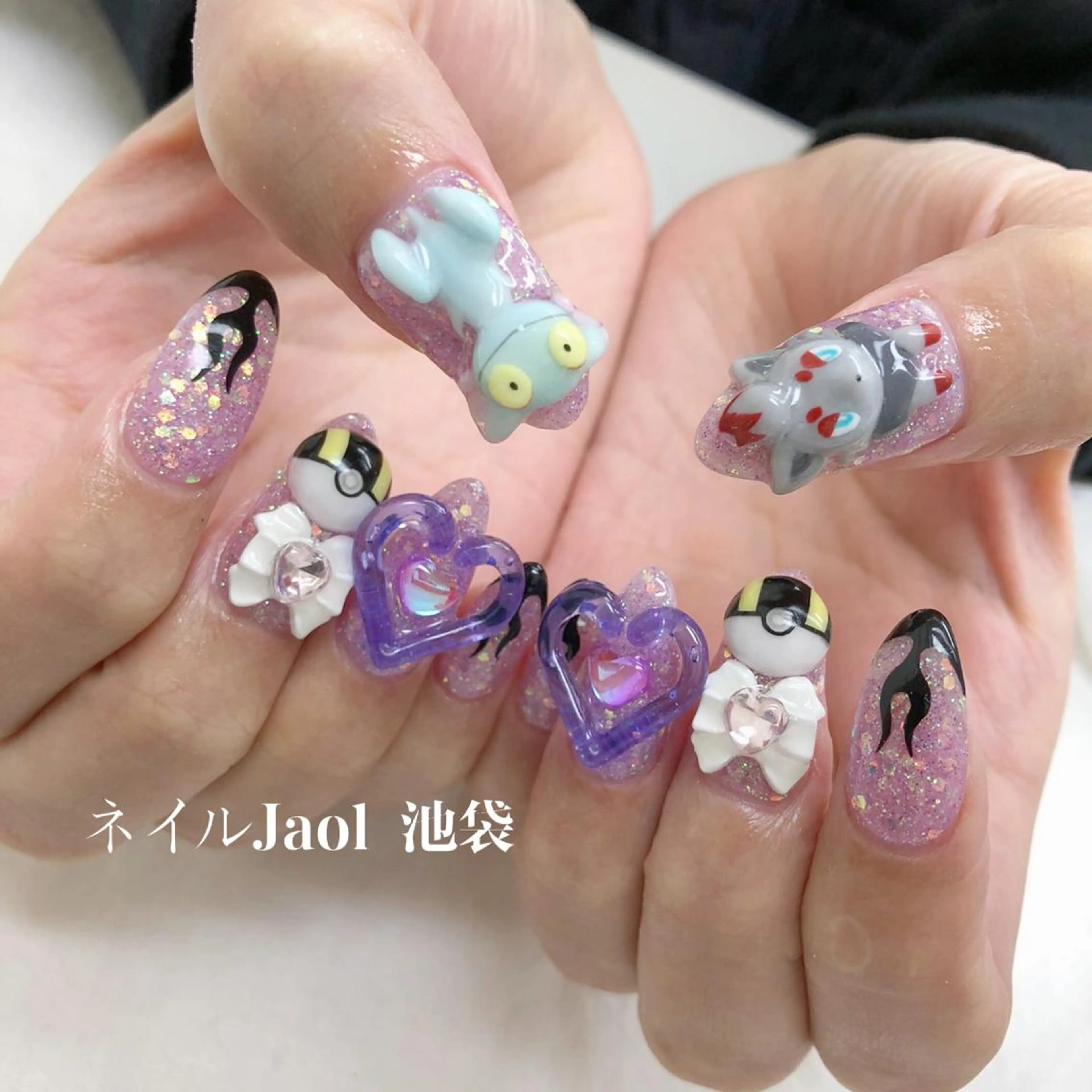 ミディアム nail jaol池袋店所属・ネイルJaol 池袋のネイルデザイン
