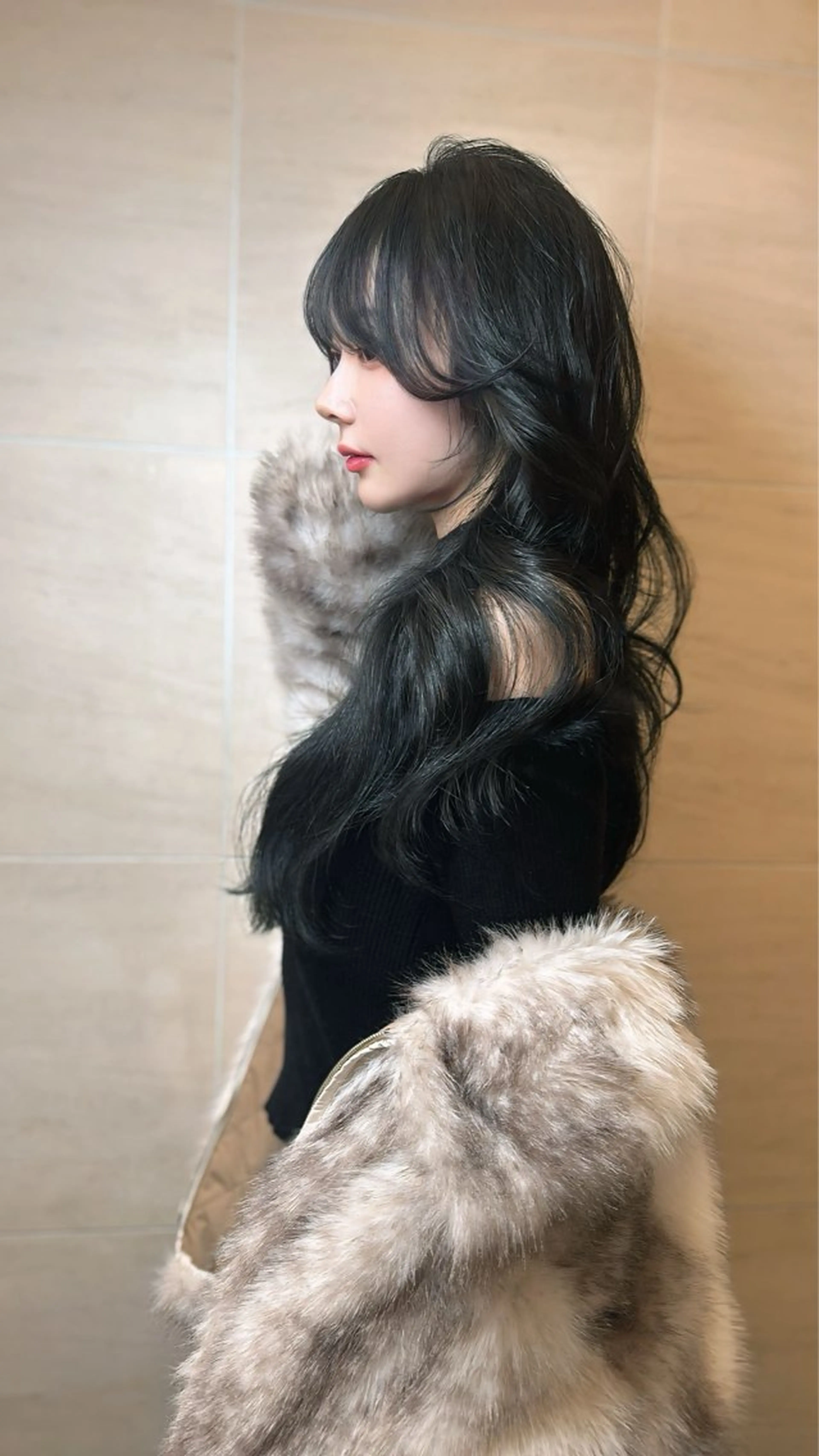 ロング カット ヘアカラー 中韓🇨🇳🇰🇷 🤍TAKAHIROのヘアスタイル