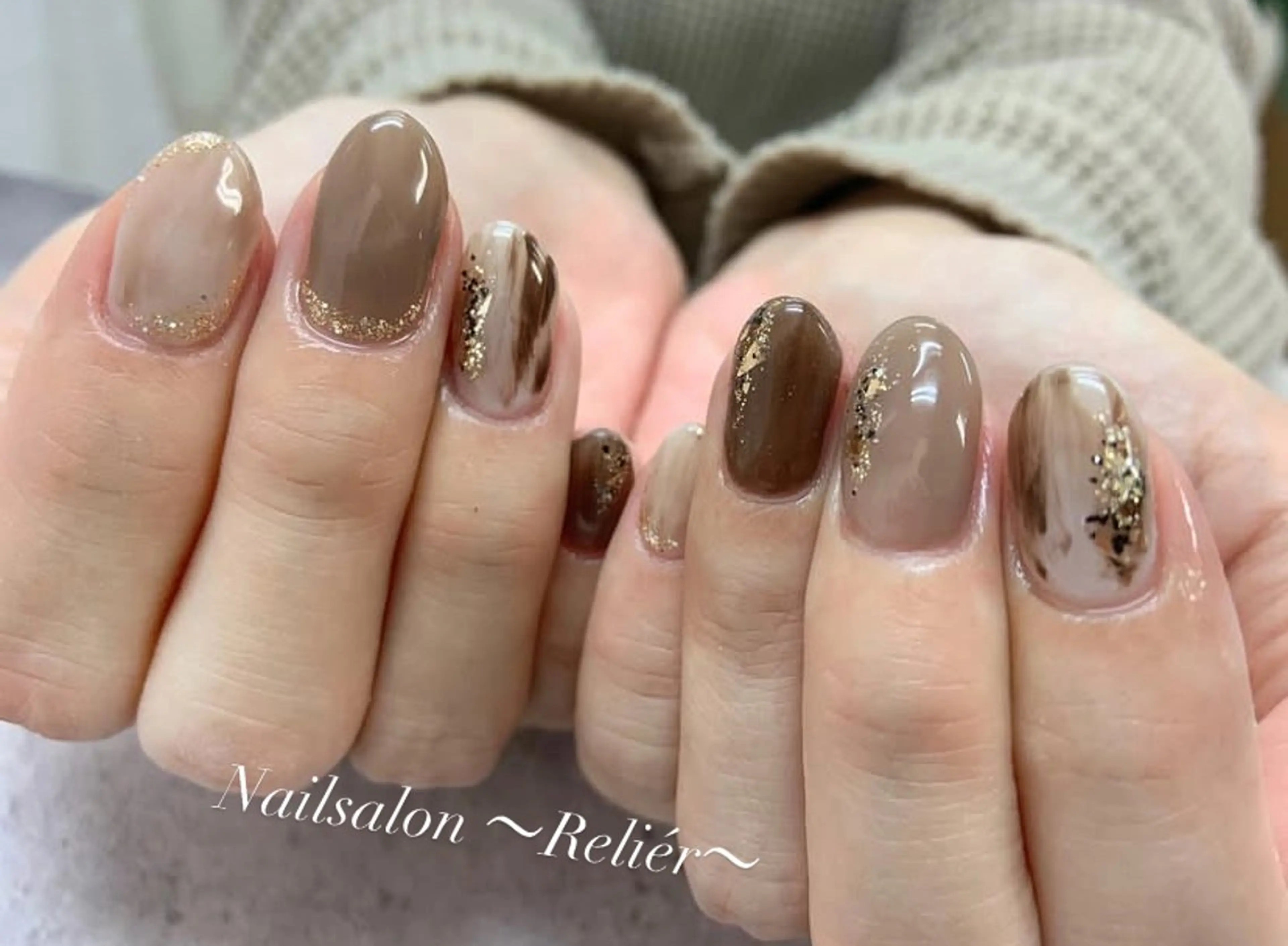 ネイル ニュアンスネイル Nailsalon 〜Reliér〜のネイルデザイン