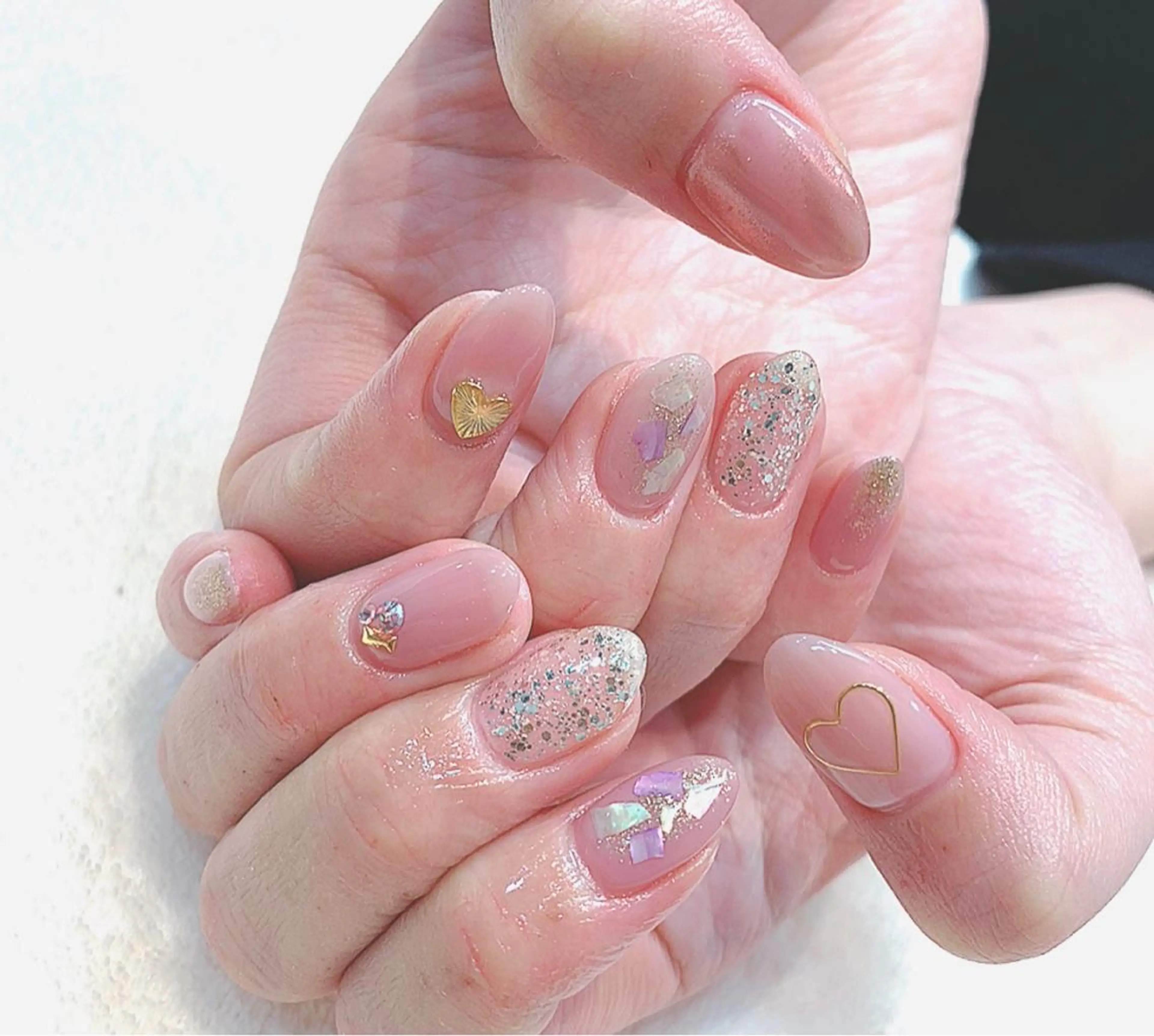 カラー パーマ ヘアアレンジ メンズ キッズ ネイル マツエク・マツパ feey ⁑erinaのネイルデザイン