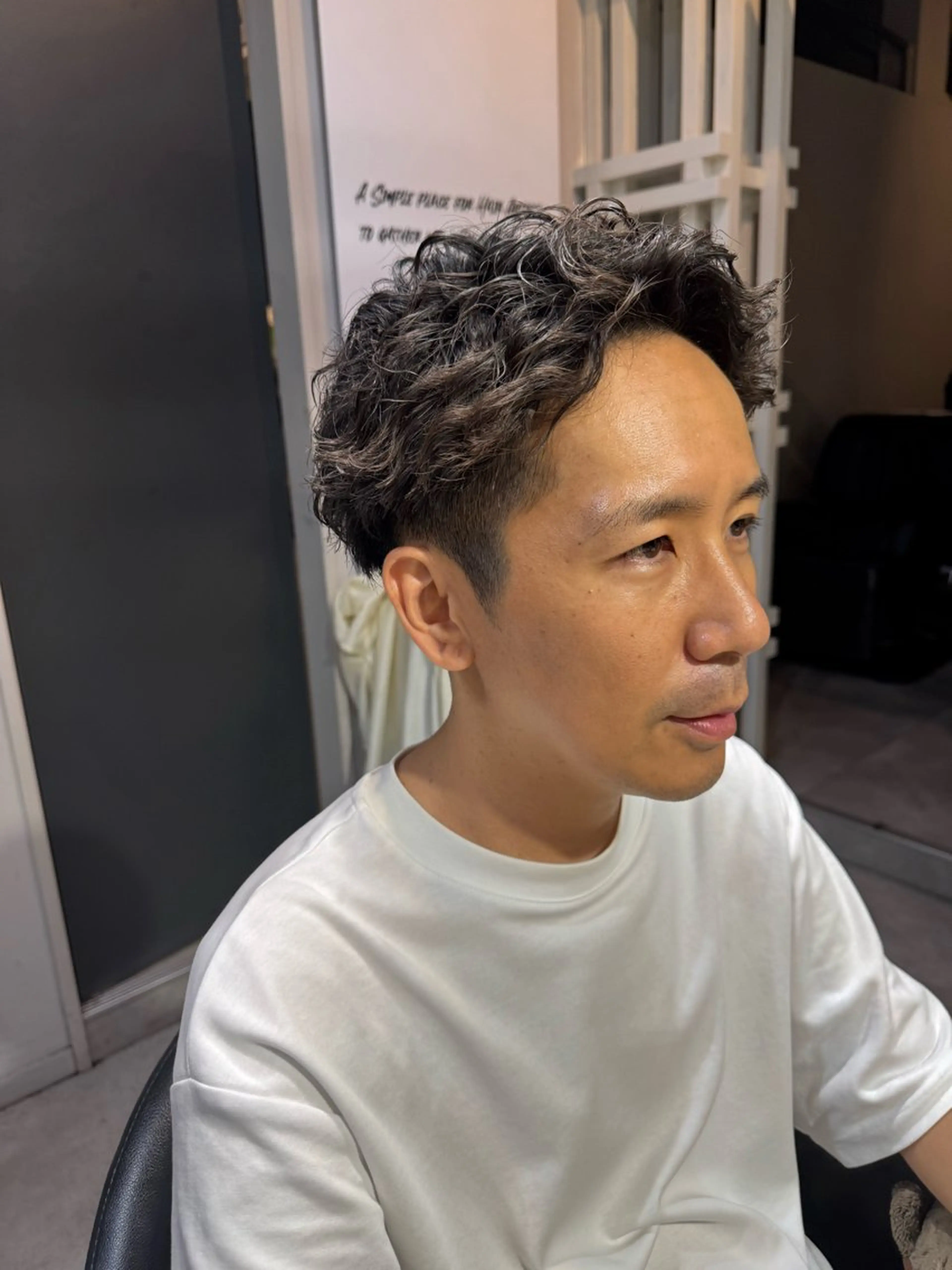 ショート パーマ メンズ メンズパーマ メンズショート スパイキーショート ショートヘア Dxxxx III所属・女性目線の大人 メンズ*Ayakaのヘアスタイル