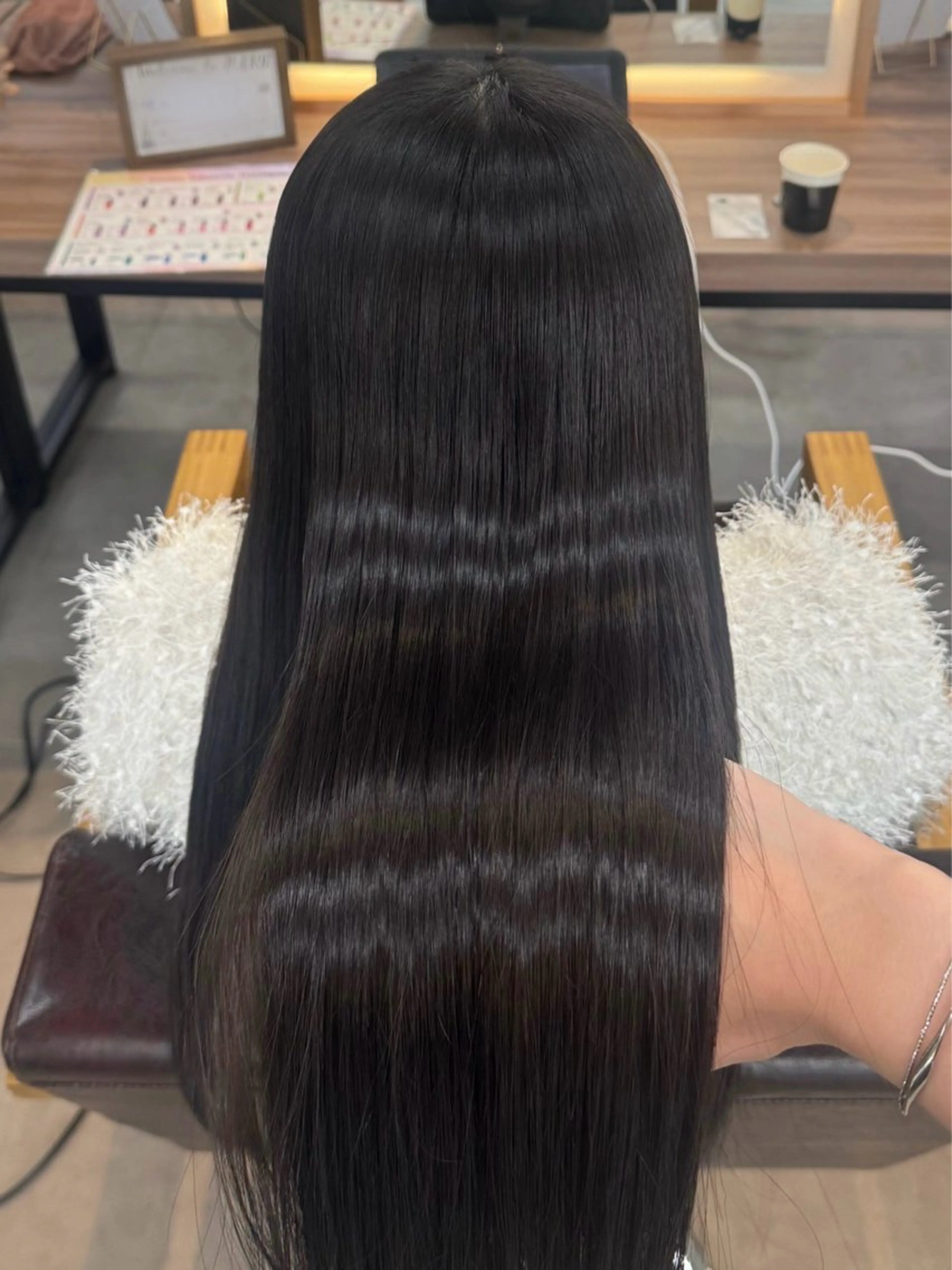 【柔らかさ🆙】🍒カット + Aujua インメトリィトリートメント🍒うねり補正ꕀ꙳の写真