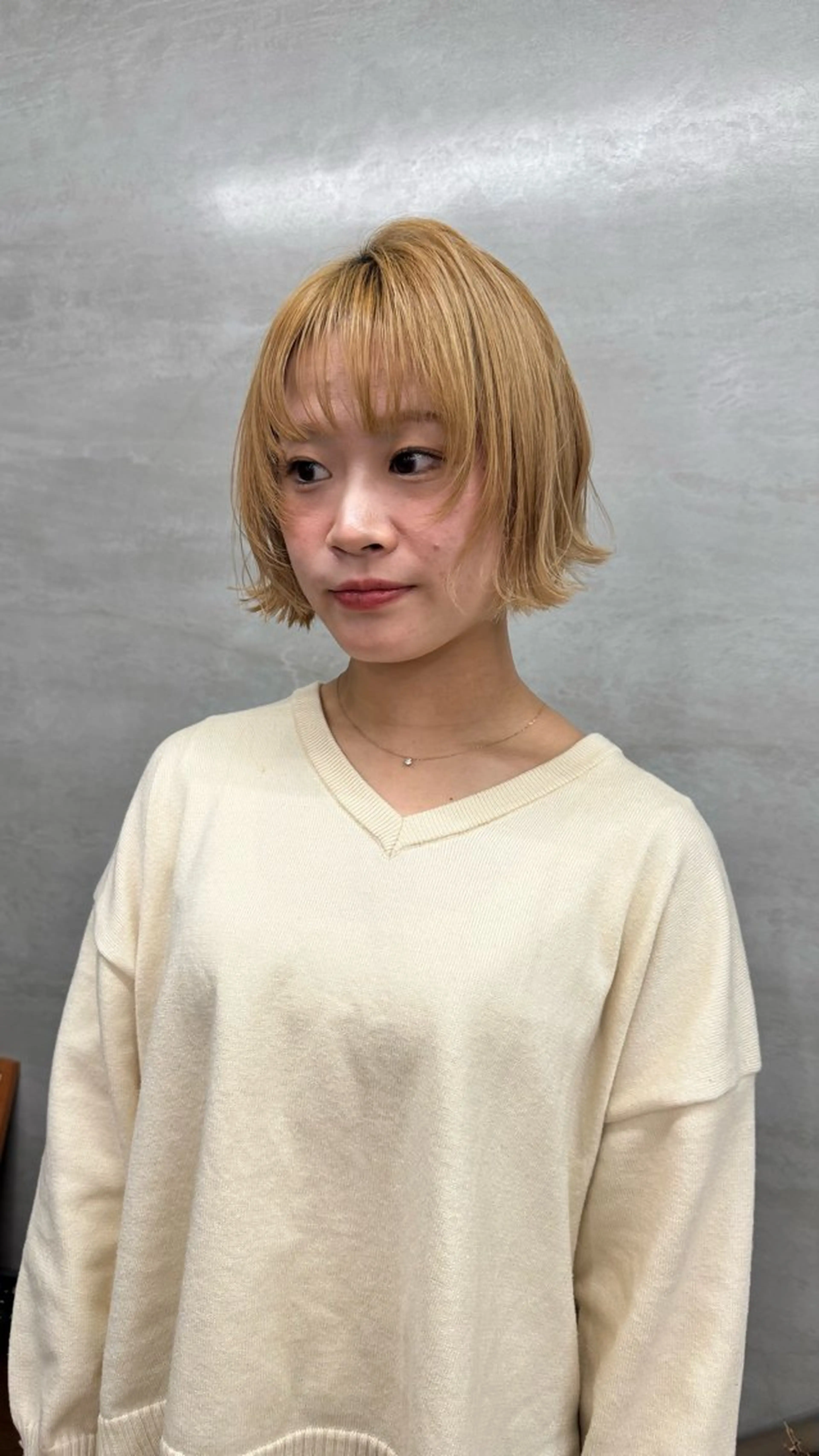ショート ショートボブ ボブ ショートヘア nalu.所属・前山 七海のヘアスタイル