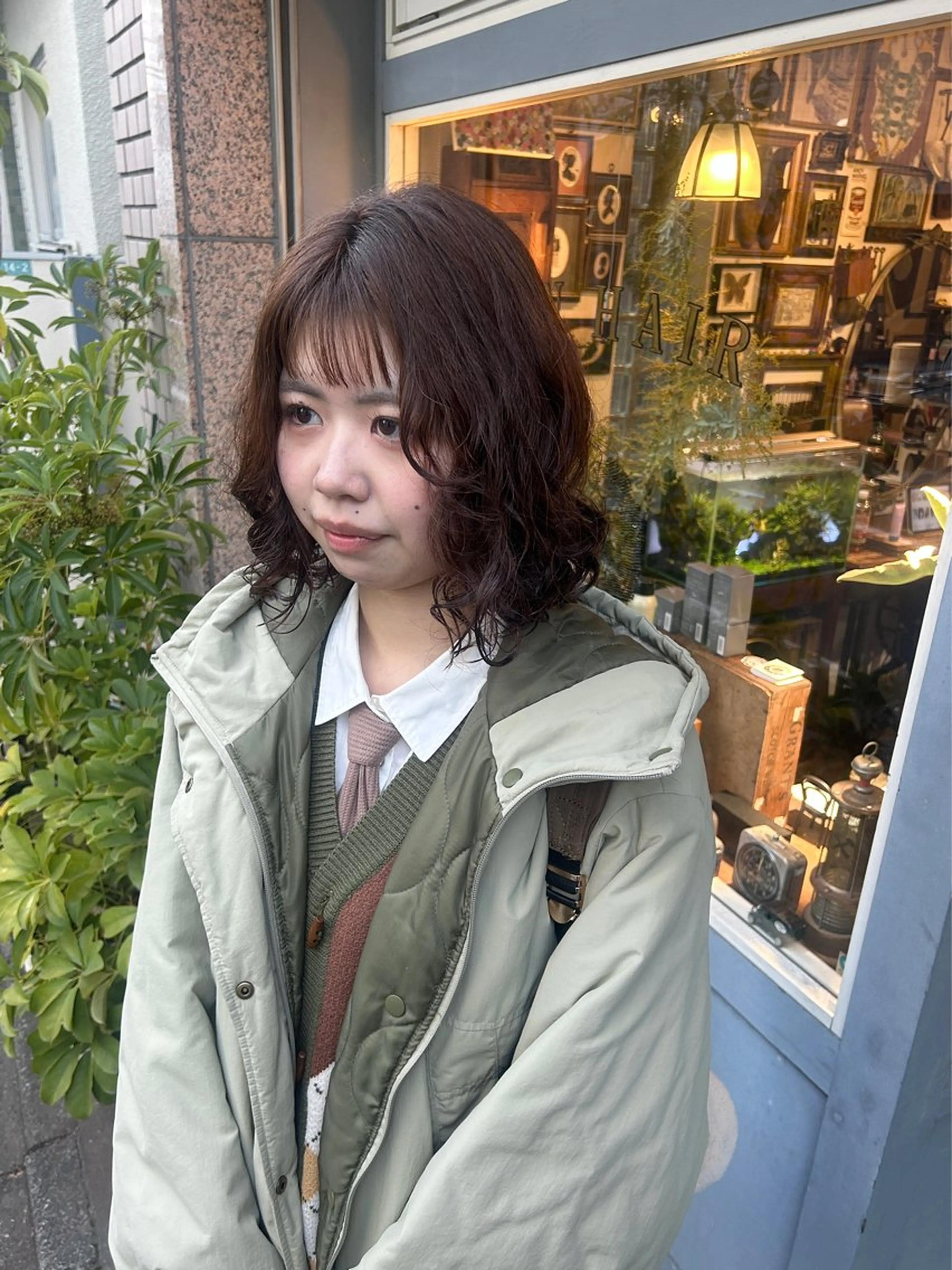 ショート パーマ カット パーマ ヘッドスパ 清水千優/パーマ/透 明感カラー/メンズのヘアスタイル