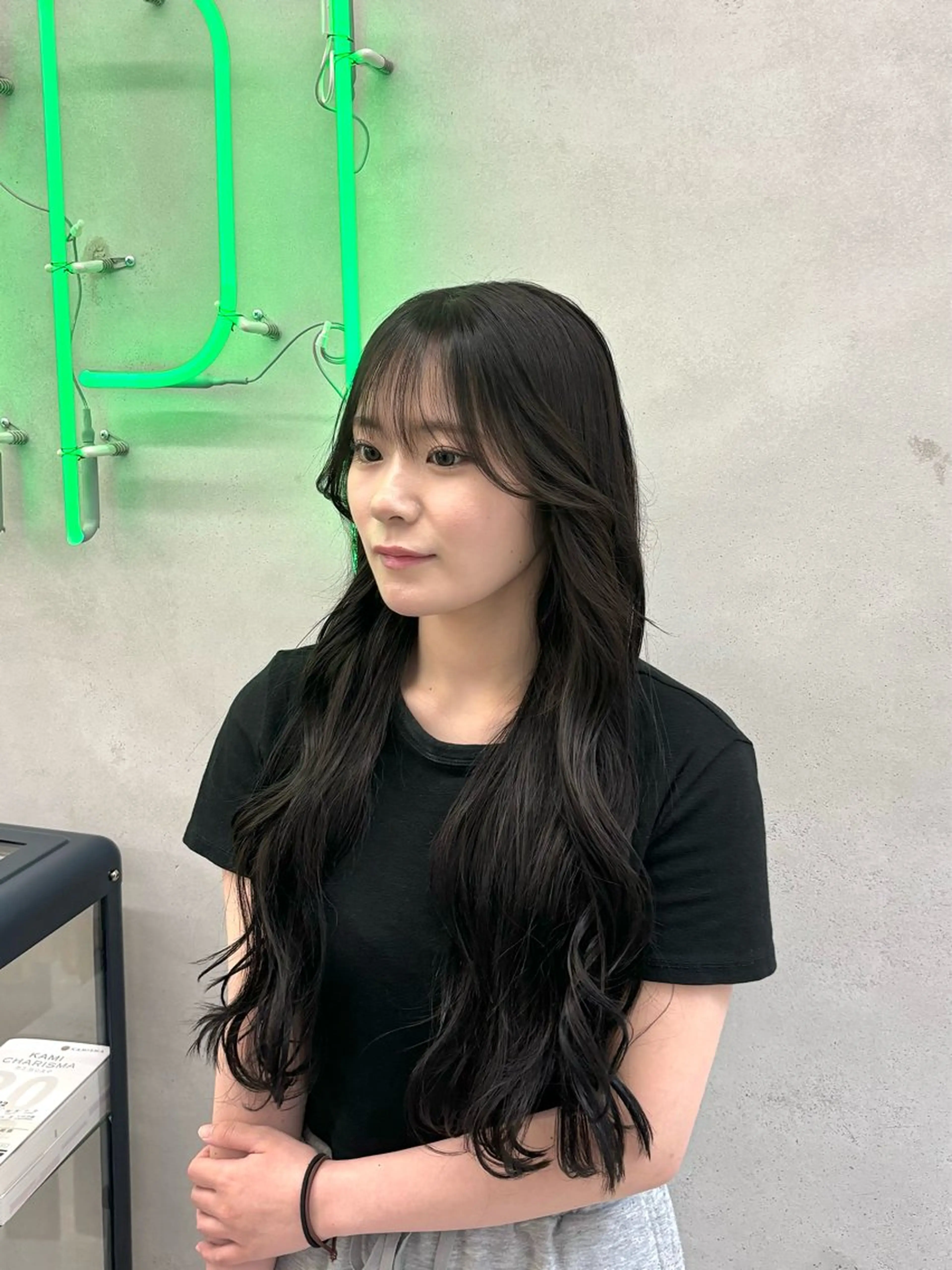 ロング カラー 谷井 実結樹のヘアスタイル