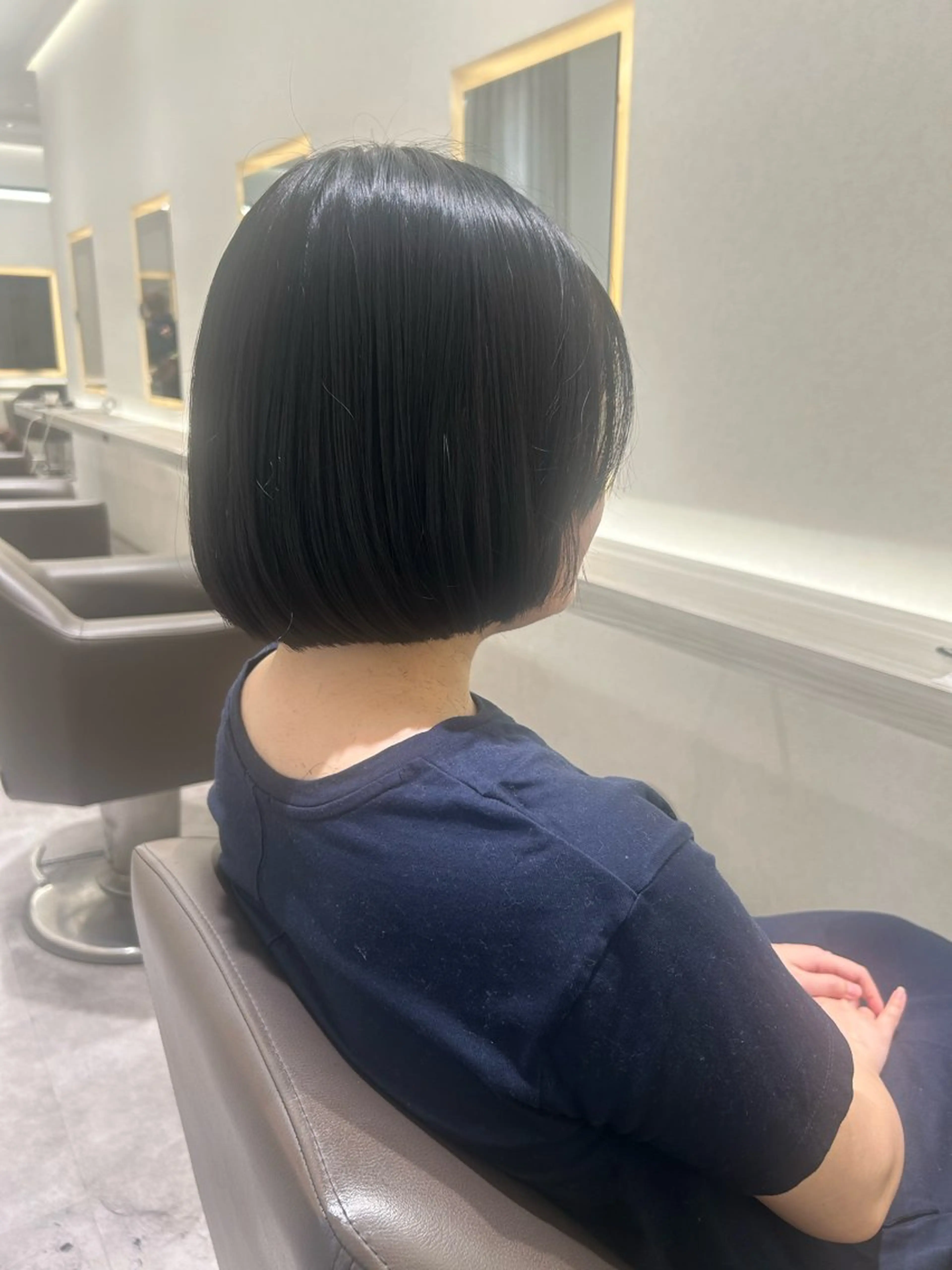 ショート ボブ 山口 祐美帆のヘアスタイル