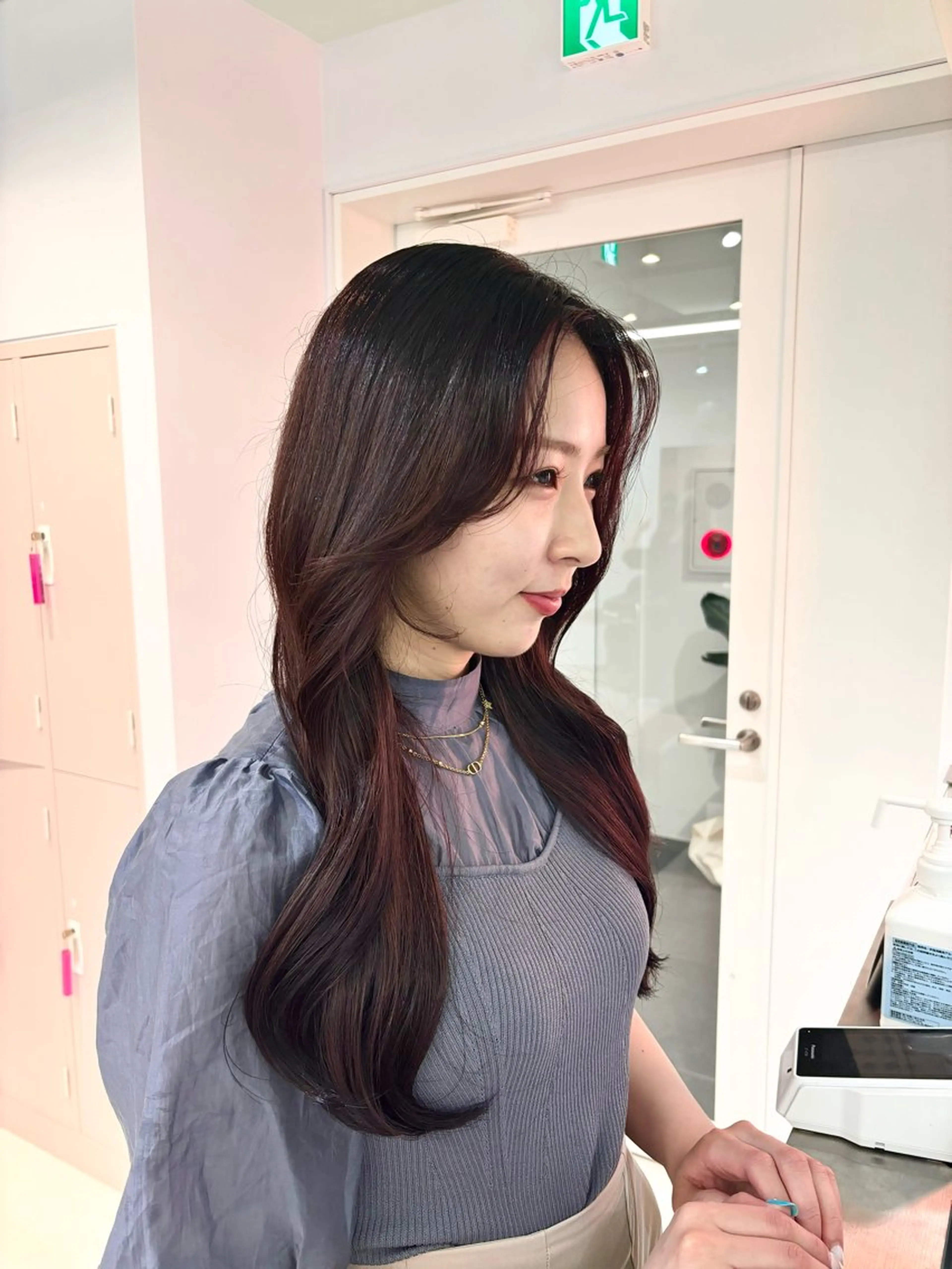 カラー 顔周りカット/ボブ/ ツヤ髪/coconaのヘアスタイル