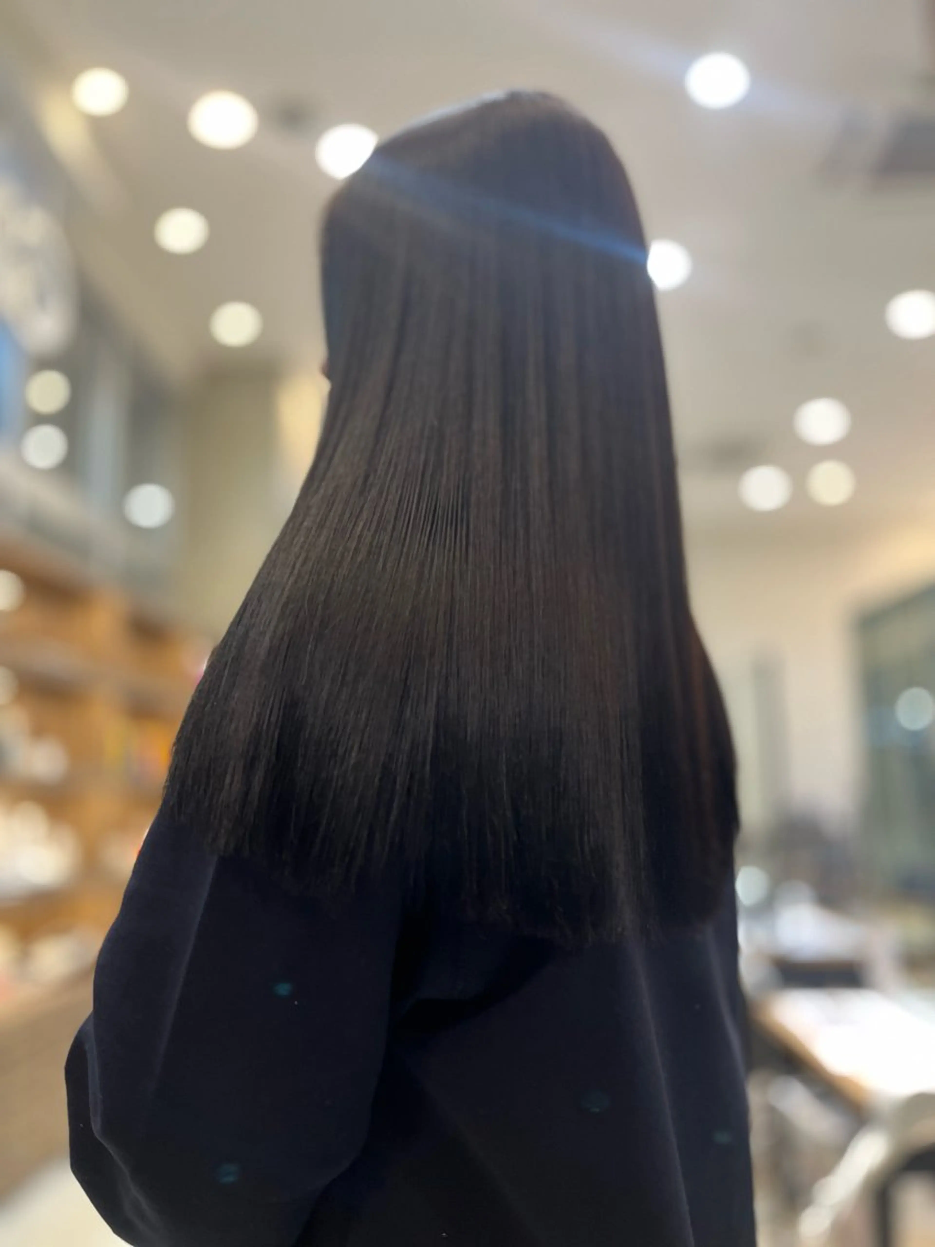 ロング カット 縮毛矯正 トリートメント ツハショウヘイ #浜松#浜名区のヘアスタイル