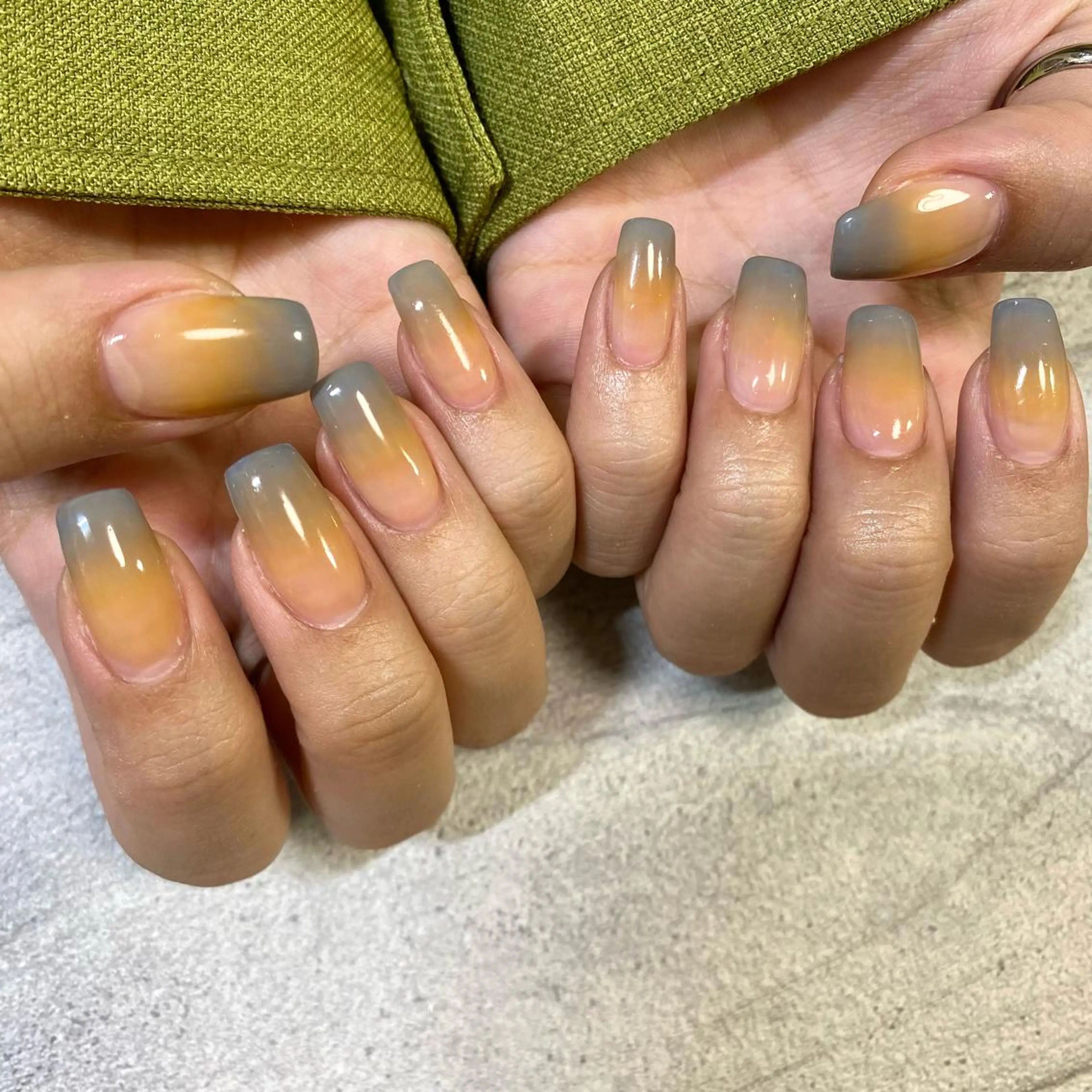 ミディアム カラー パーマ ヘアアレンジ メンズ キッズ ネイル マツエク・マツパ アイブロウ 今福鶴見ネイル 8(ｴｲﾄ)のネイルデザイン