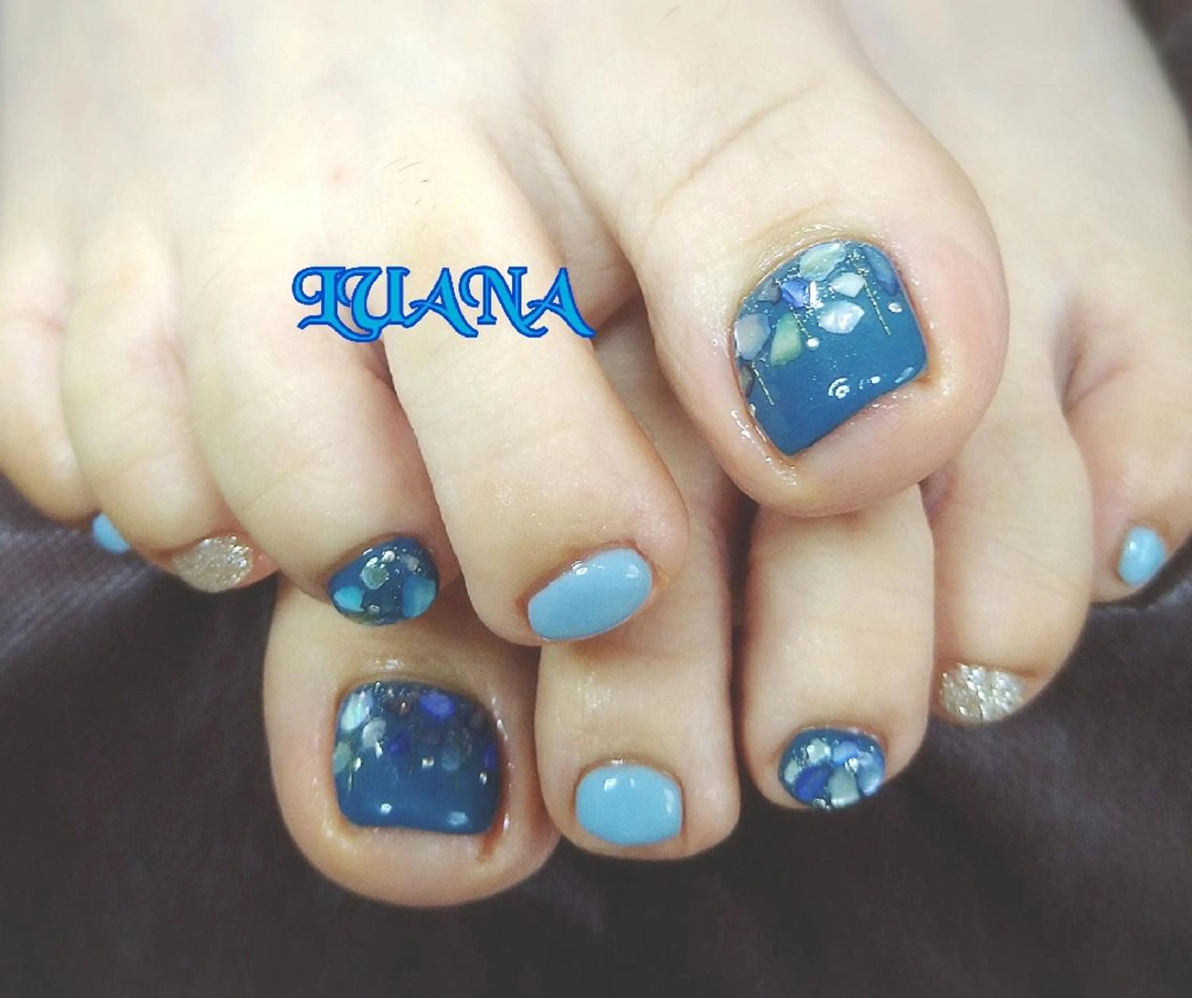 ネイル フットネイル LUANA  TAKAHASHIのネイルデザイン