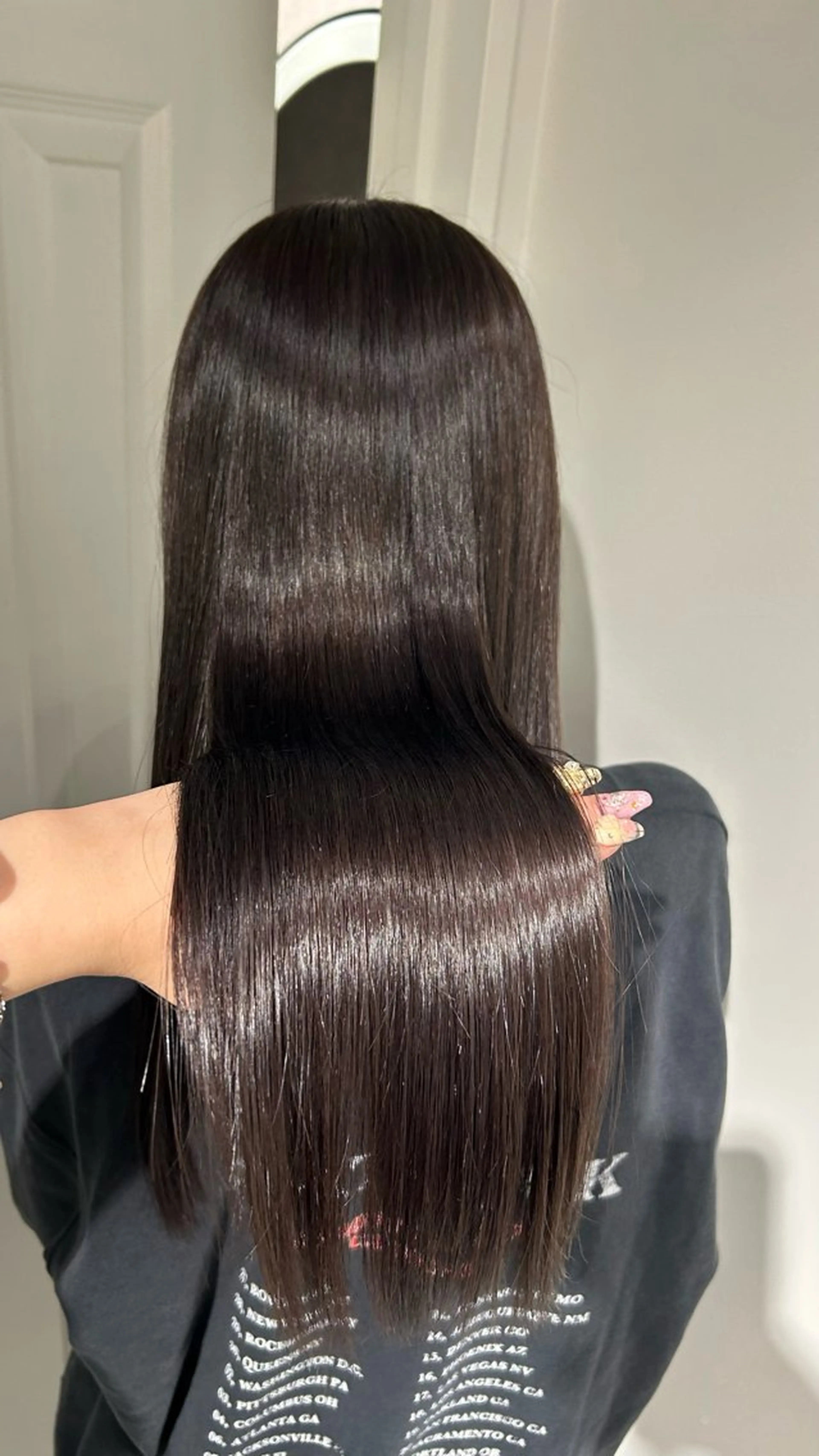 ロング カラー ヘアカラー トリートメント himari💜 暖色カラー/レイヤーのヘアスタイル