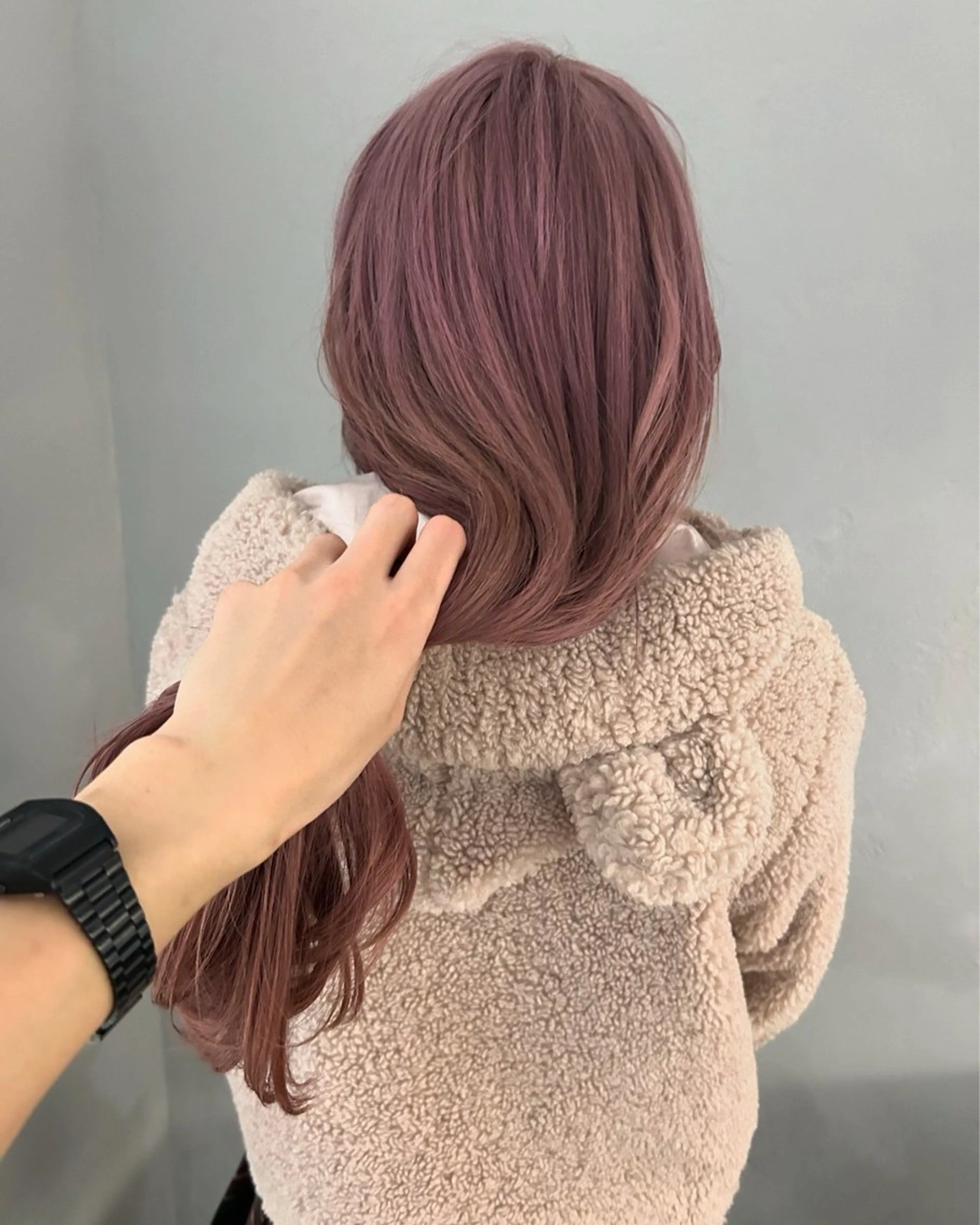 ロング カラー ケアパーマ/ケアブリ ーチdaisukeのヘアスタイル