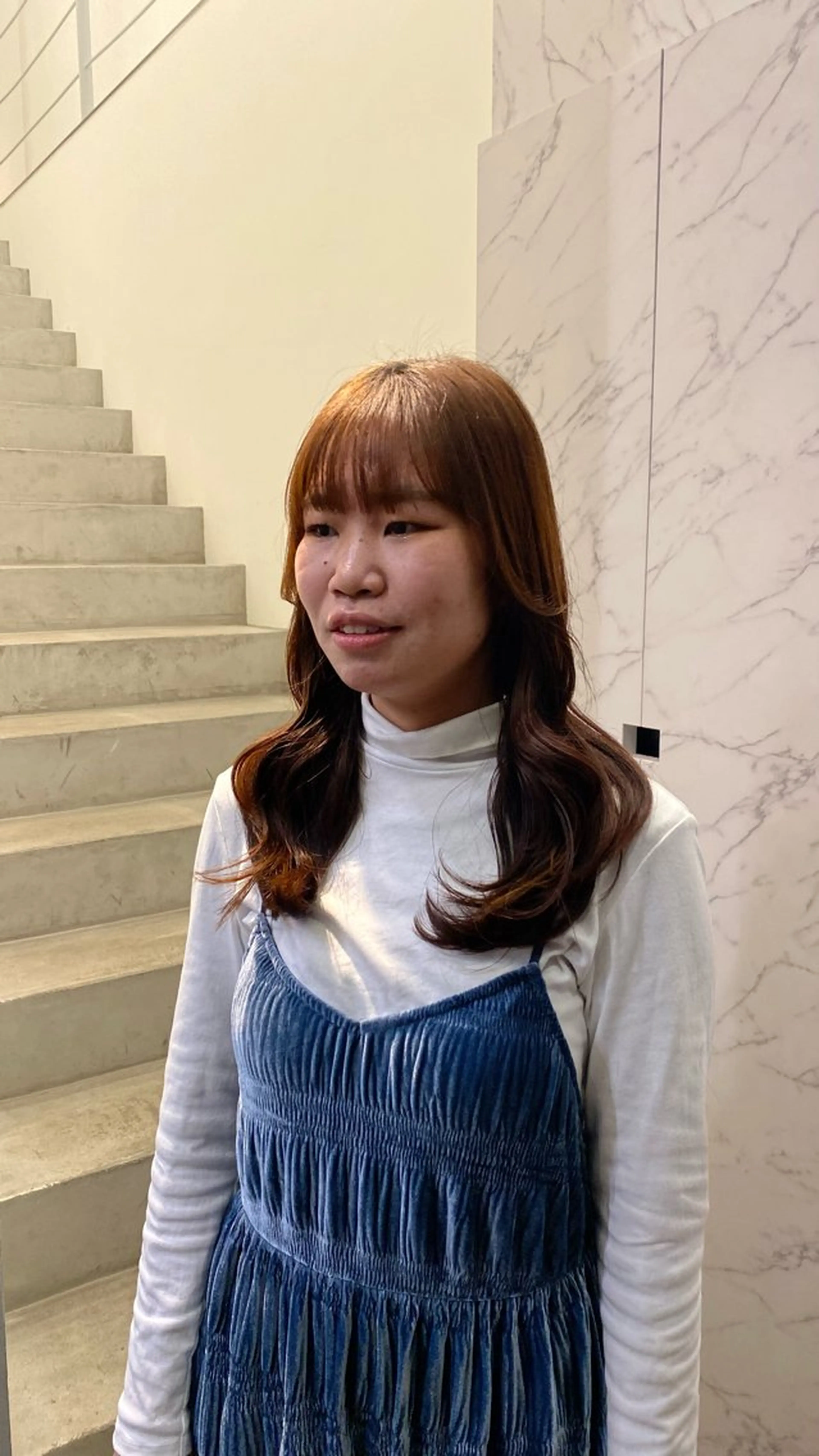 ロング マツザキ マナトのヘアスタイル