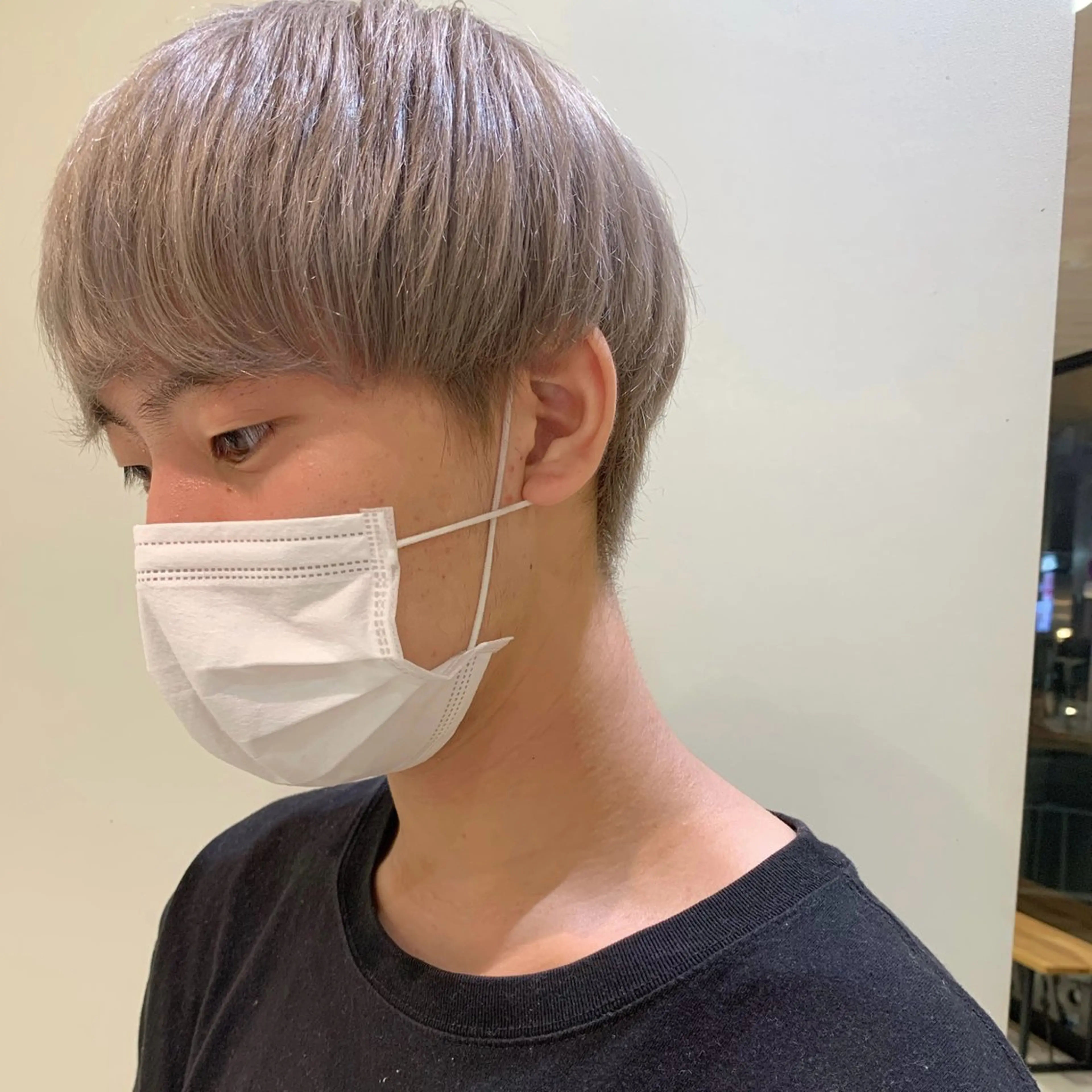 ショート メンズ 艶カラー/暖色カラー /透明感/ryutoのヘアスタイル