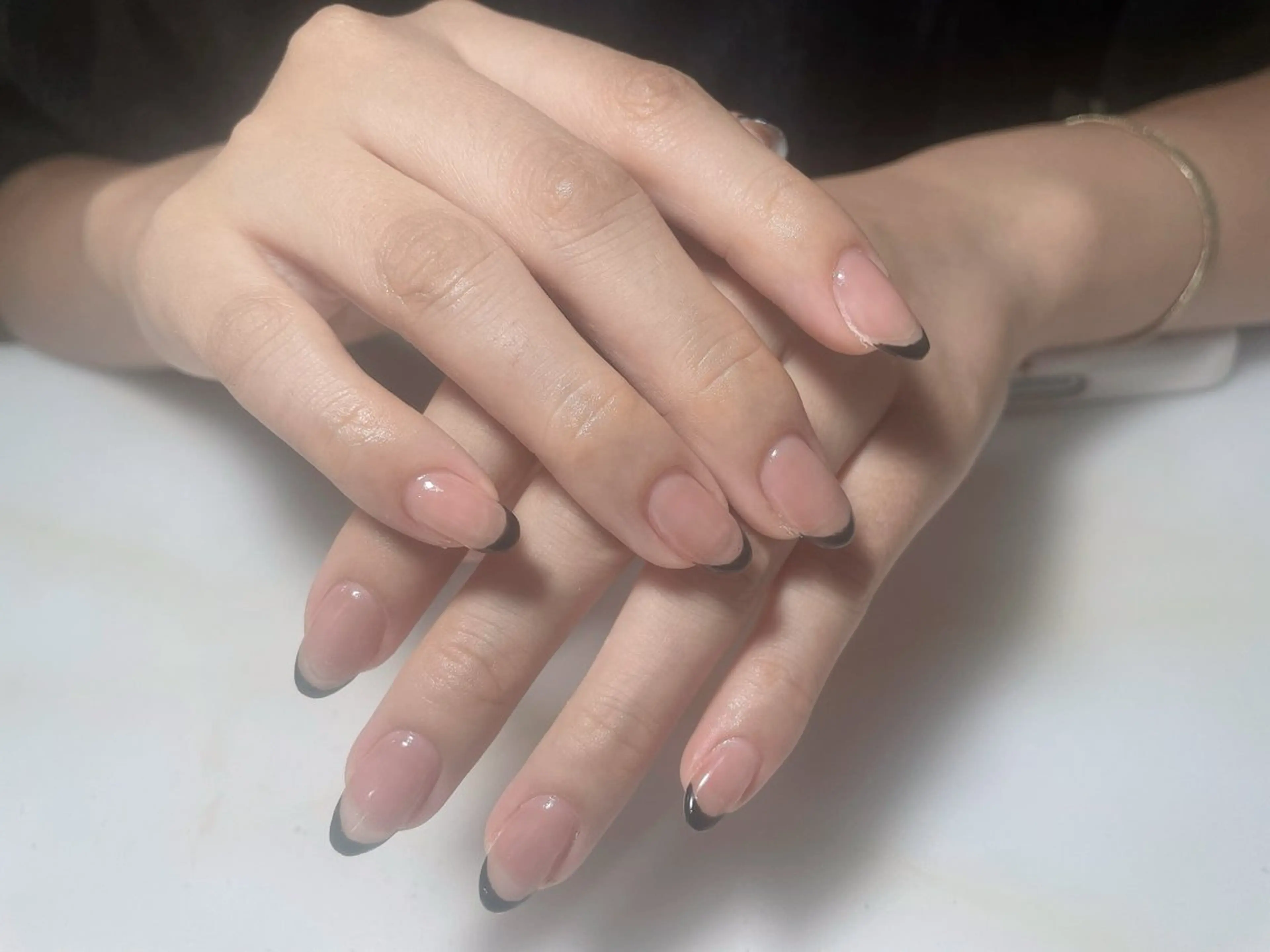 ネイル アートネイル フレンチネイル ジェルネイル グラデーション 韓国ネイル ハンドネイル 久保田 マリコのネイルデザイン