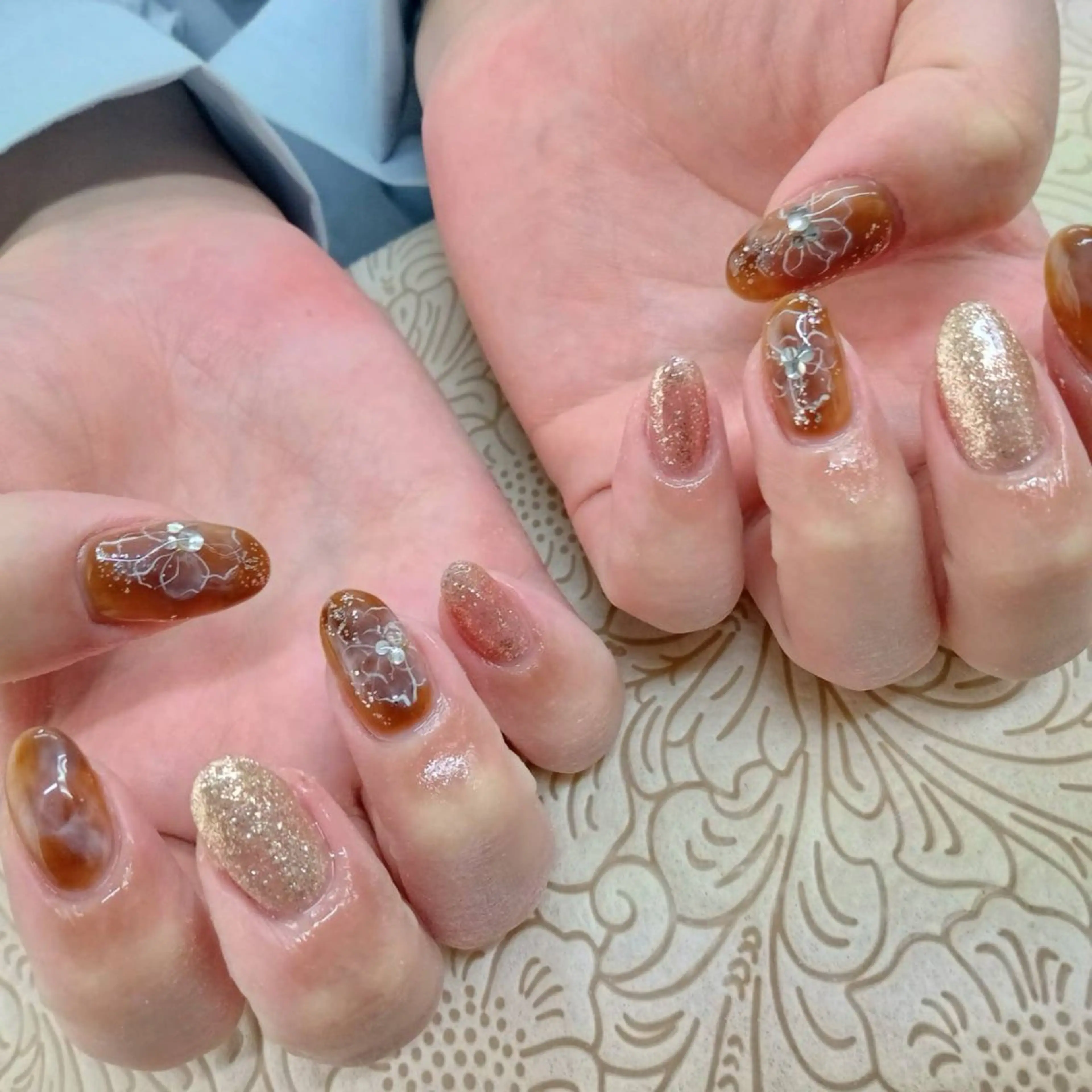 ネイル フラワーネイル precious nail room所属・precious nail  roomのネイルデザイン