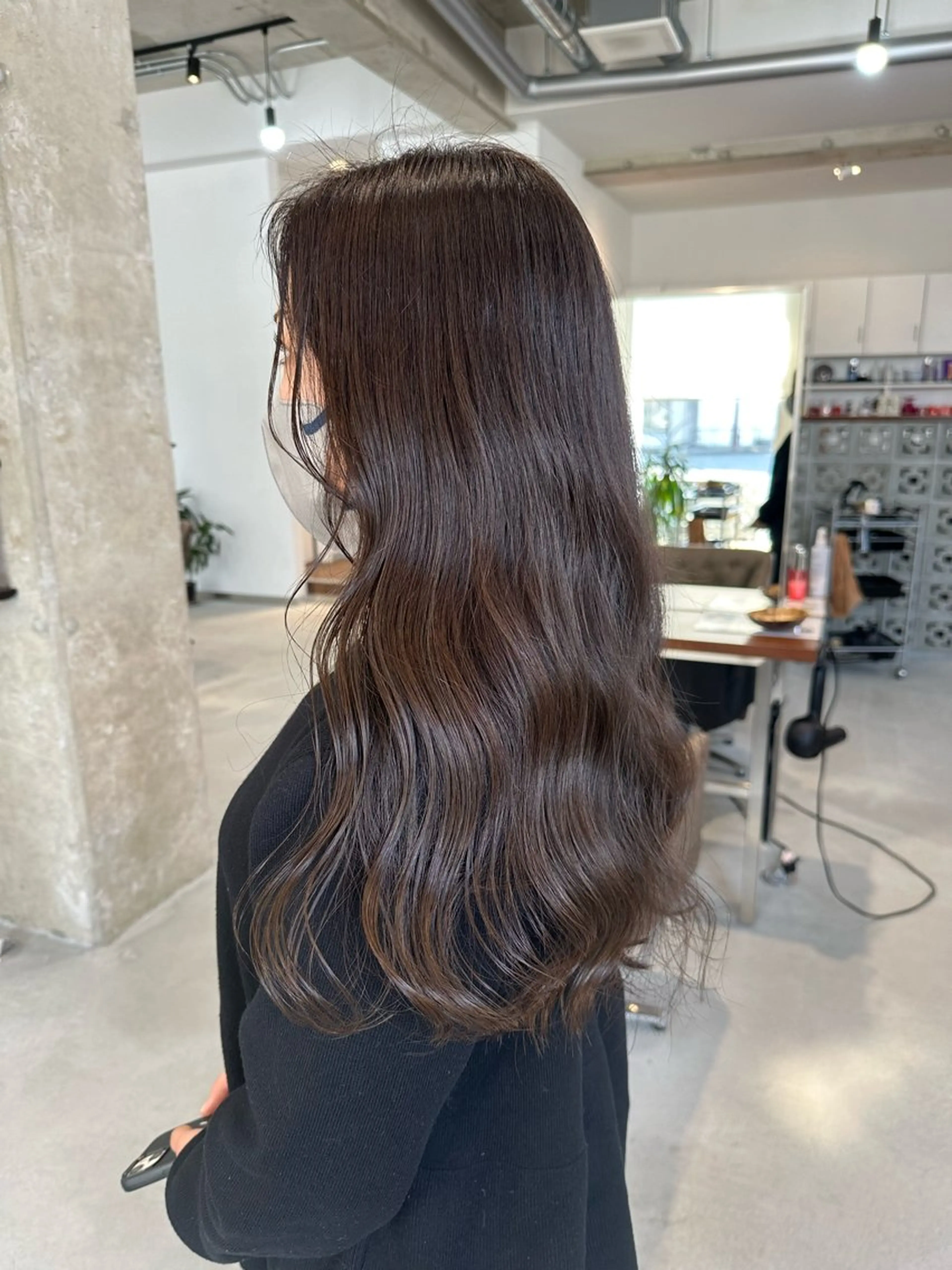 ロング カラー ブラウンカラー ナチュラルブラウン 小笹 耕平のヘアスタイル