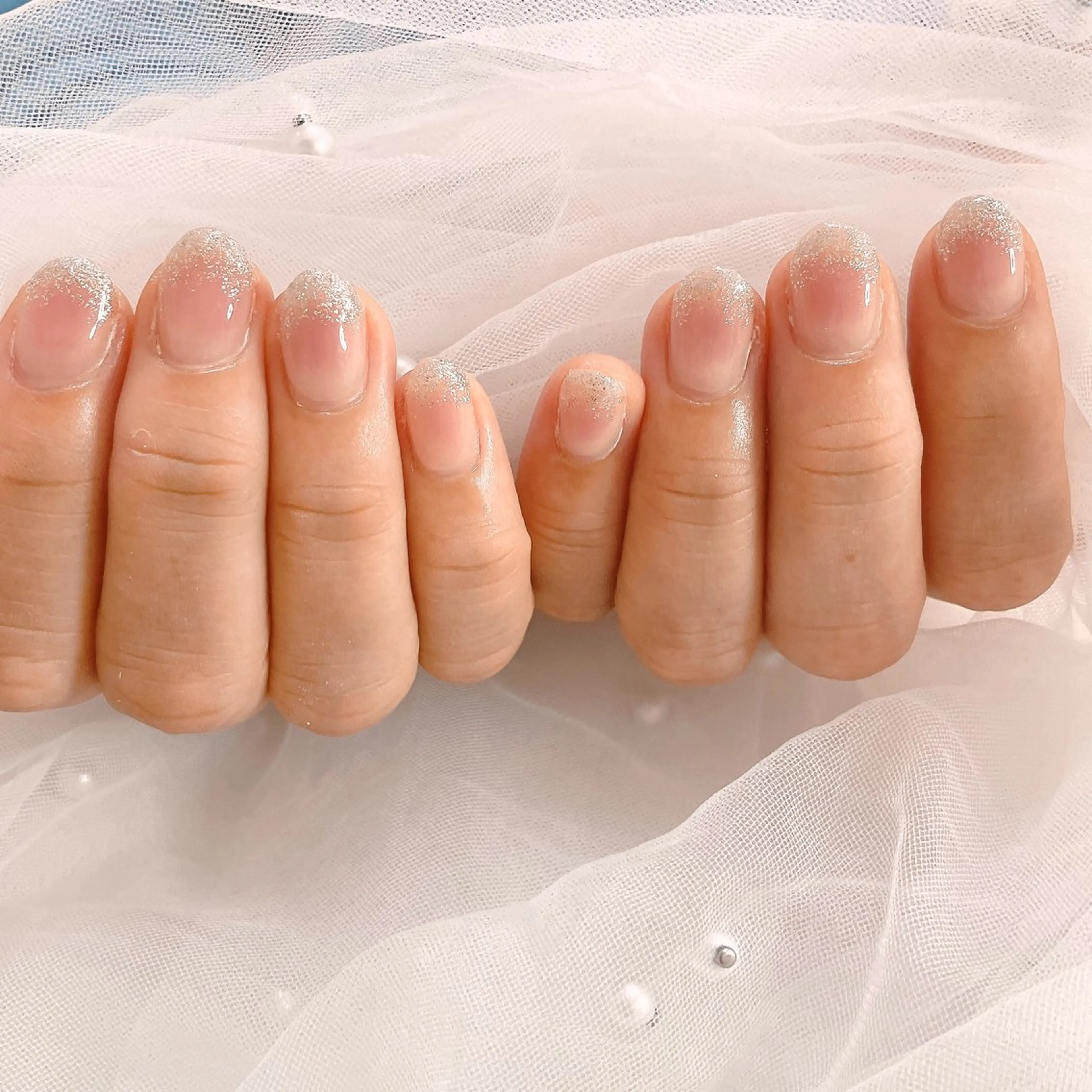 ネイル チークネイル ラメ(グリッター) マグネットネイル ハンドネイル なっちゃん所属・ネイルサロン なっちゃん(古千谷)のネイルデザイン