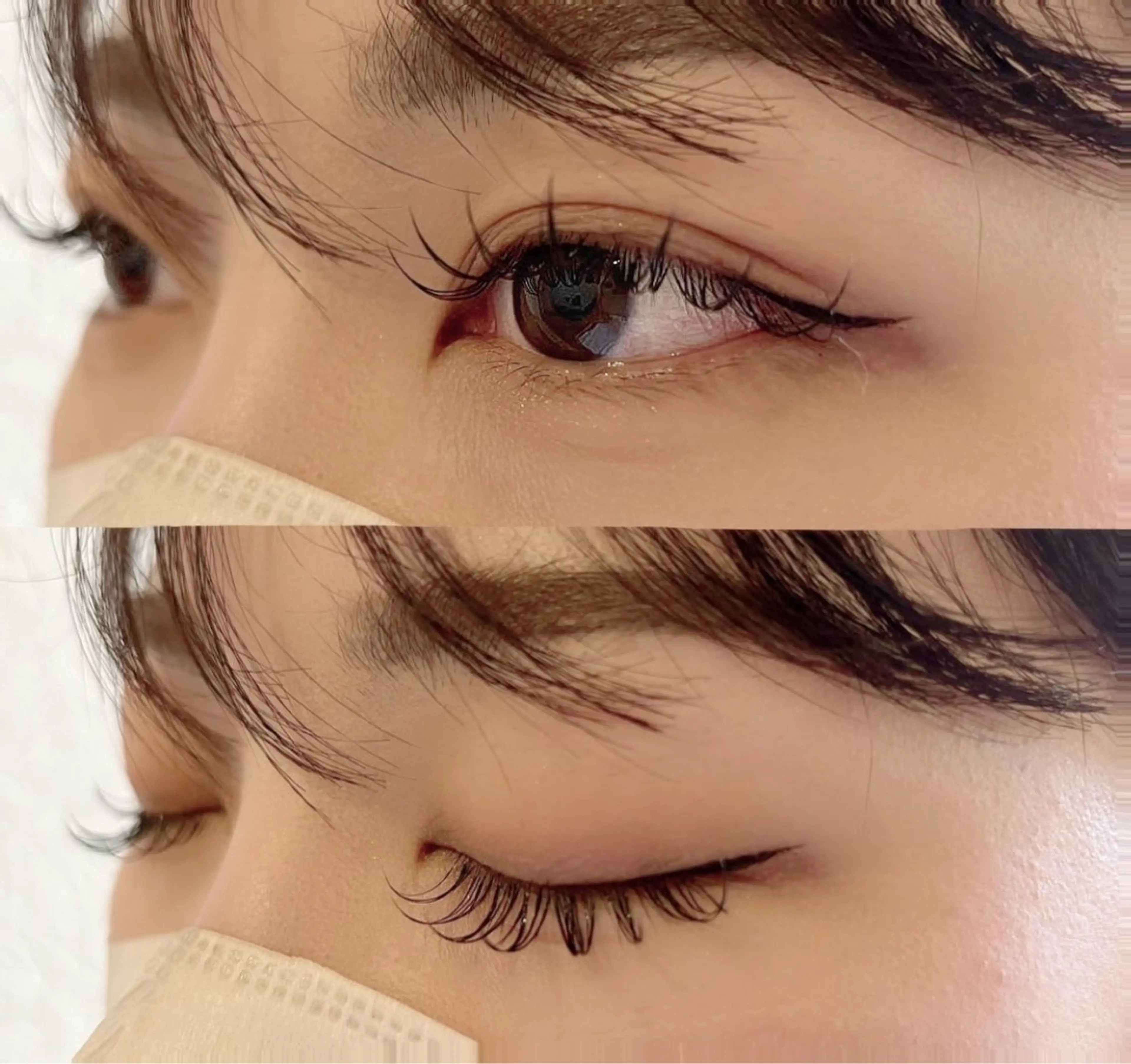 12月平日限定🌙　120本フラットラッシュ　束感コーティング仕上げ🫧🫧　　J C D L LC LDカールの写真