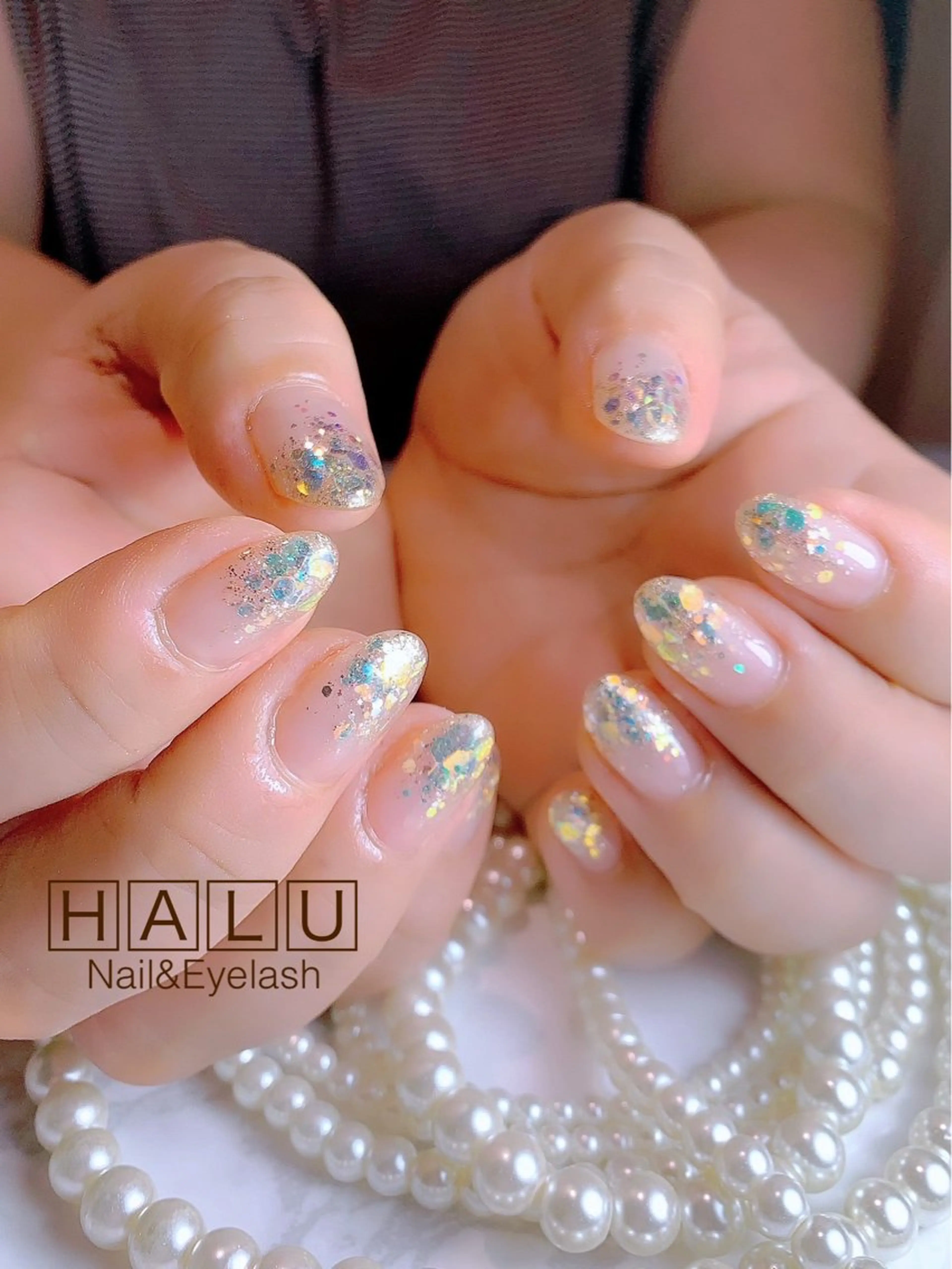 ネイル ホログラムネイル HALU ハルのネイルデザイン