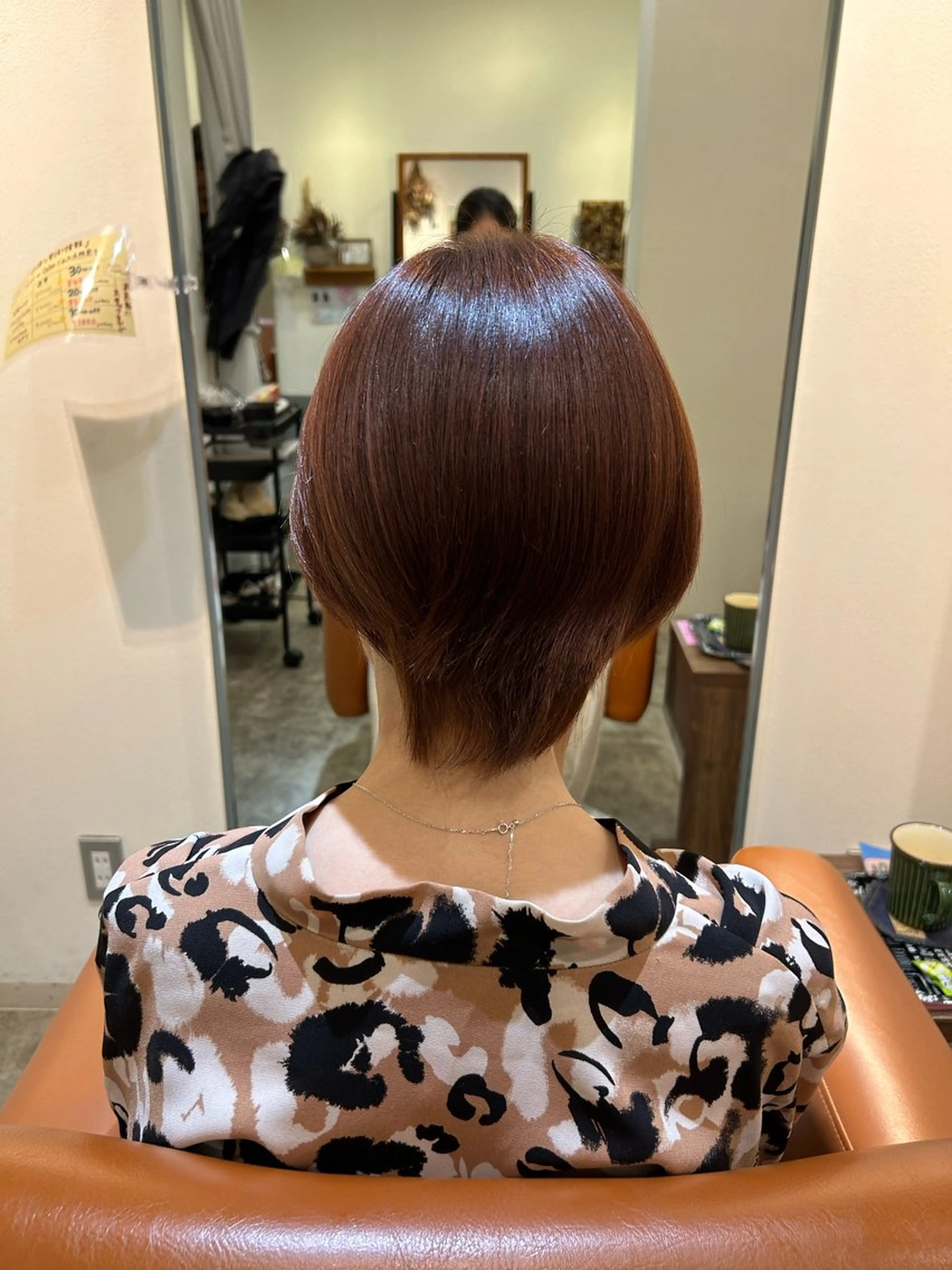 ショート カラー ピンクカラー HashTAG miyuのヘアスタイル