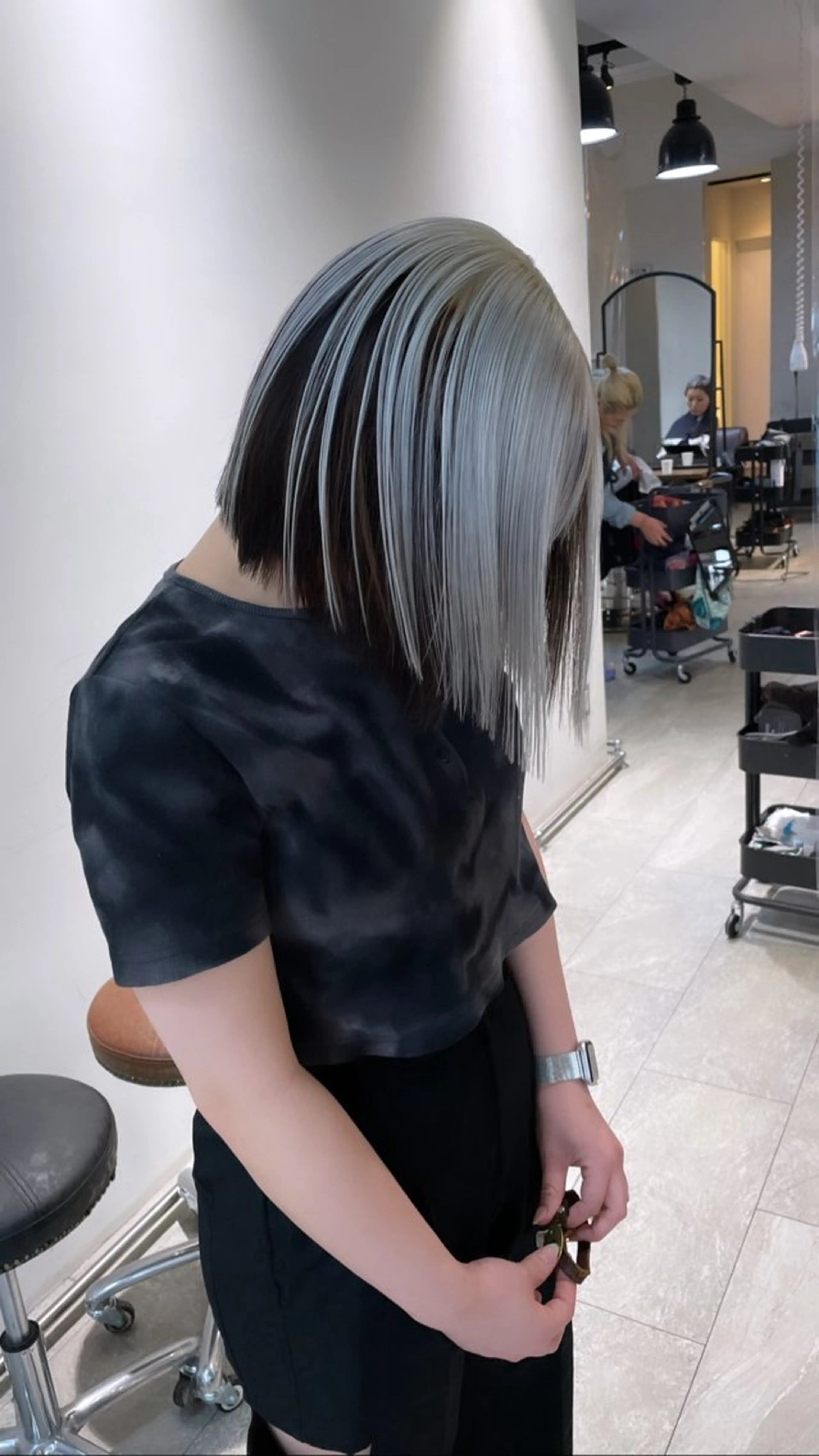 ミディアム カラー カット ヘアカラー トリートメント ヘアセット 💜ハイトーン💛 マジカルかいちゃんのヘアスタイル