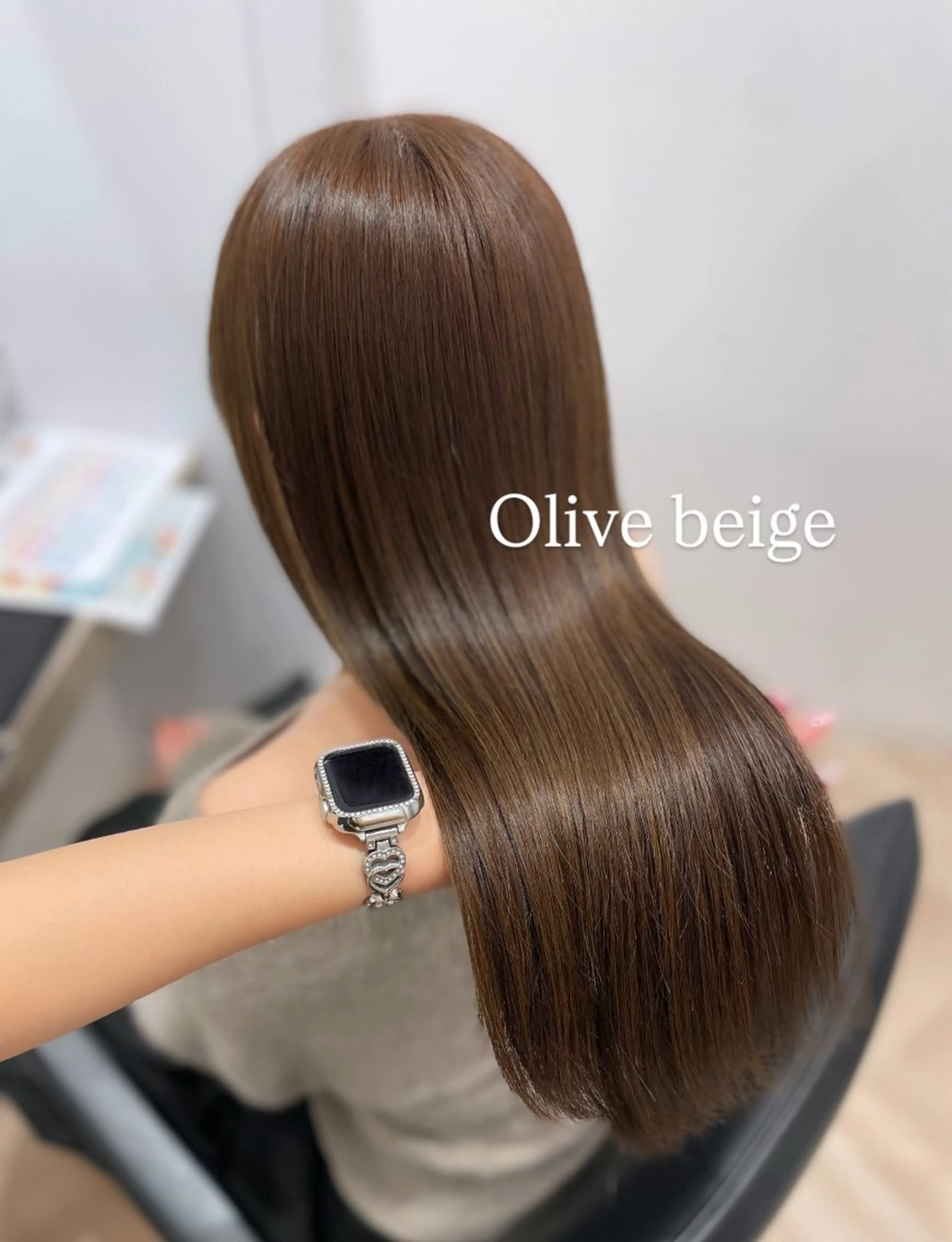 ロング カット ヘアカラー トリートメント ヘッドスパ 顔まわり🎀ピンク 💖ゆうなのヘアスタイル