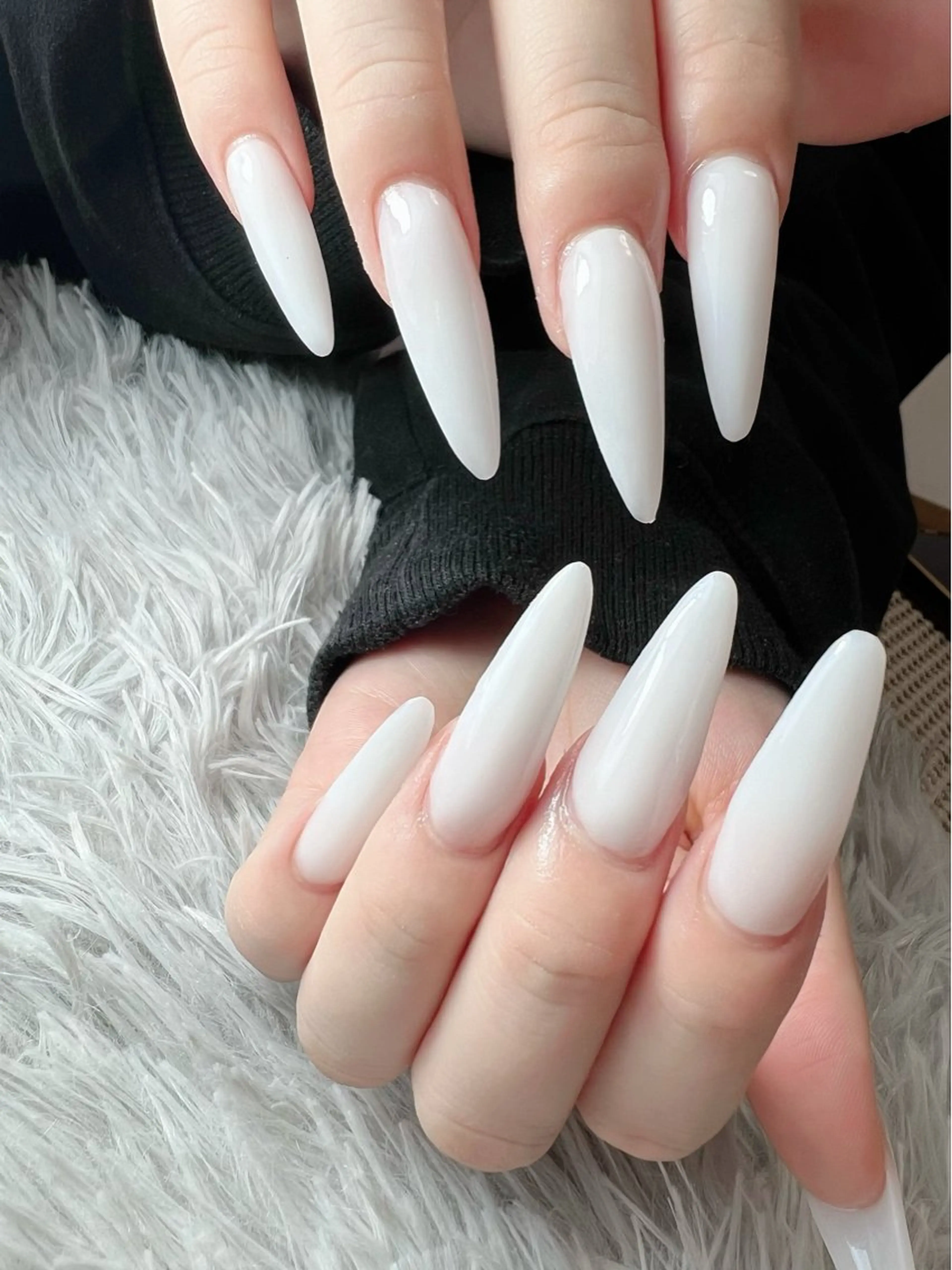 ネイル ワンカラーネイル スカルプネイル ハンドネイル シェヌネイル JURAのネイルデザイン