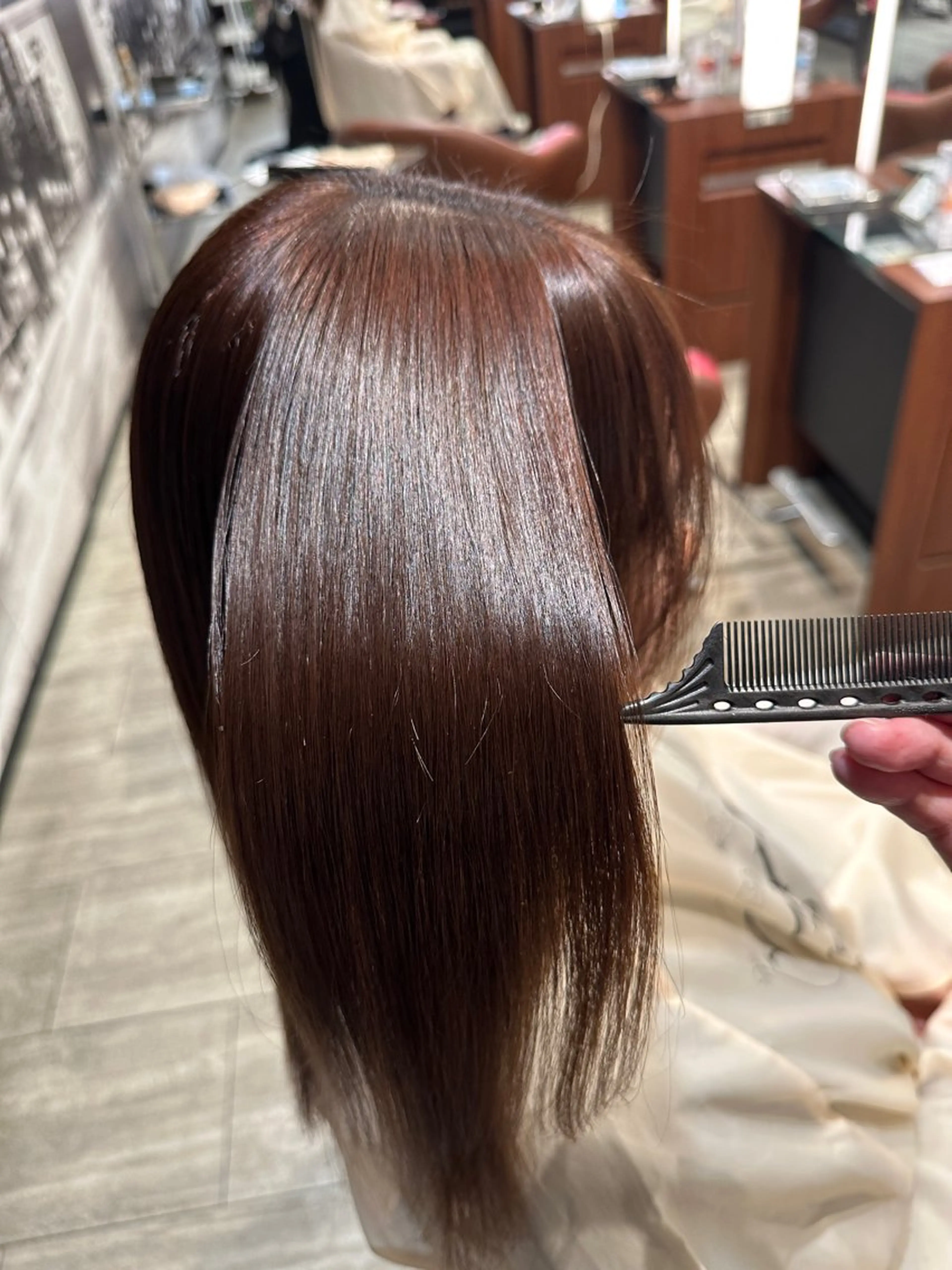 ロング カット 縮毛矯正 メンズパーマ/レイヤ ーカット岡田遥希のヘアスタイル