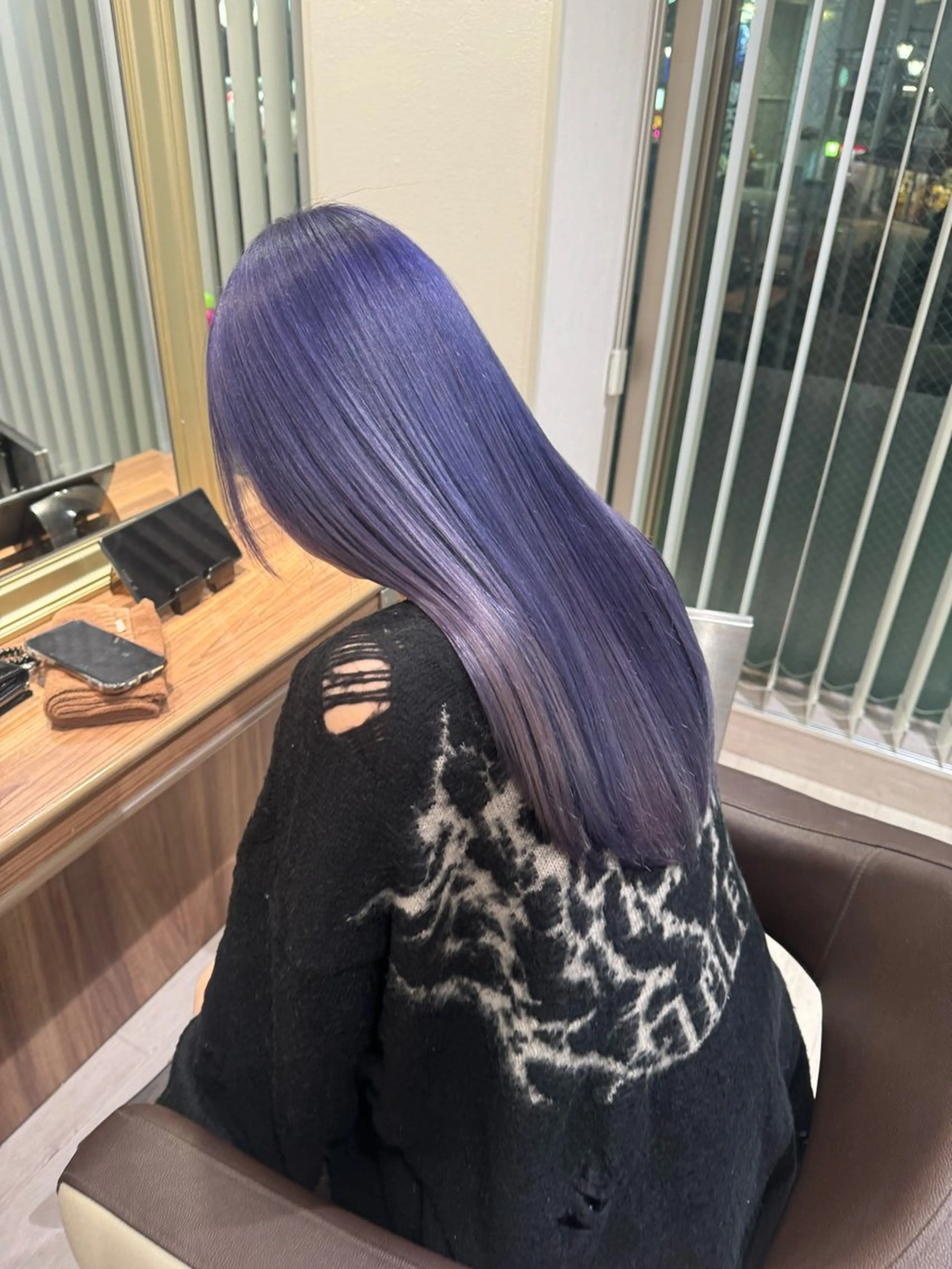 ロング カラー ヘアカラー Re:st所属・Miyavi/カラー ショートボブのヘアスタイル