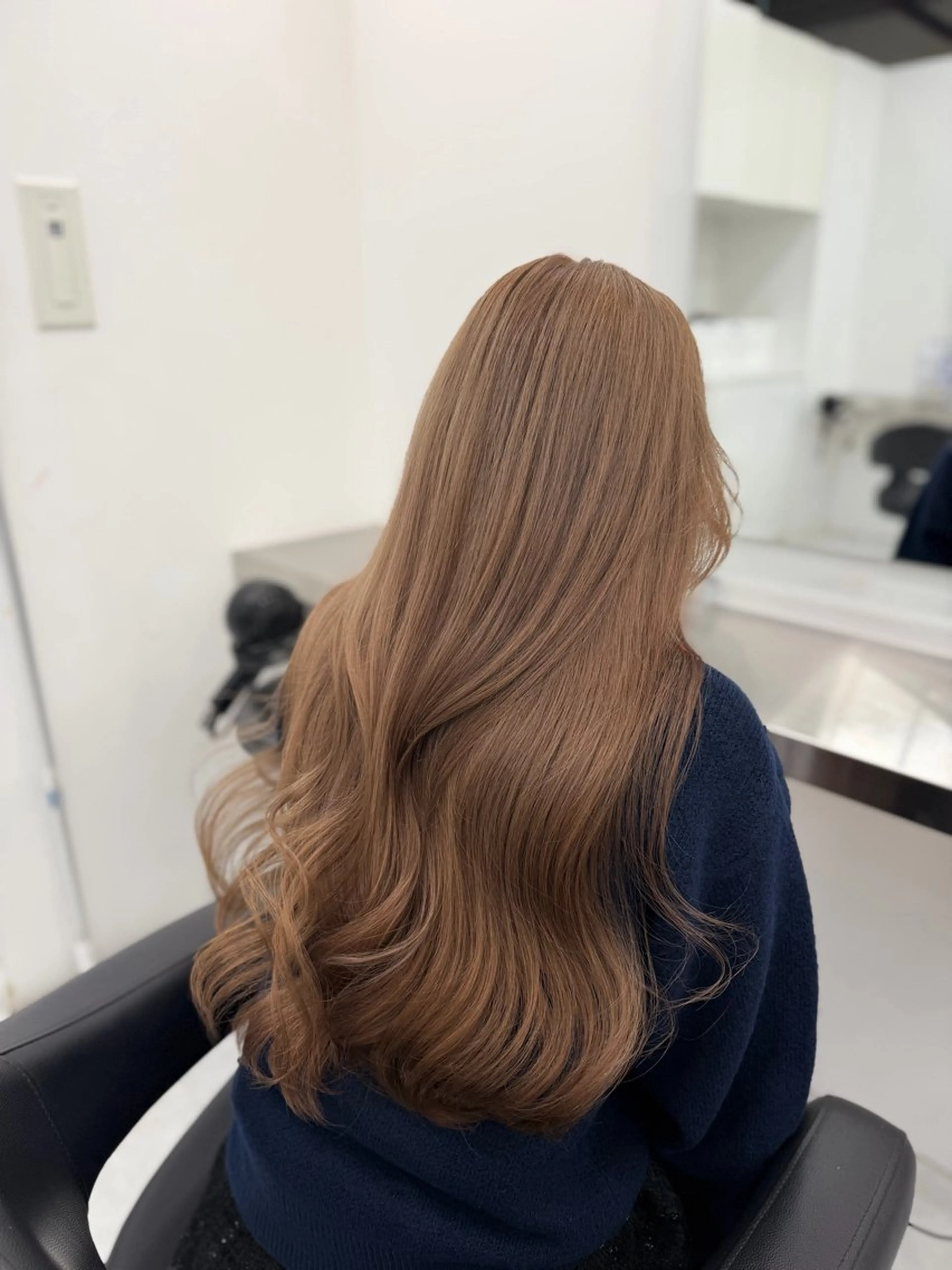 カラー ヘアカラー 透ける透明感カラー 🤍anju🎀のヘアスタイル