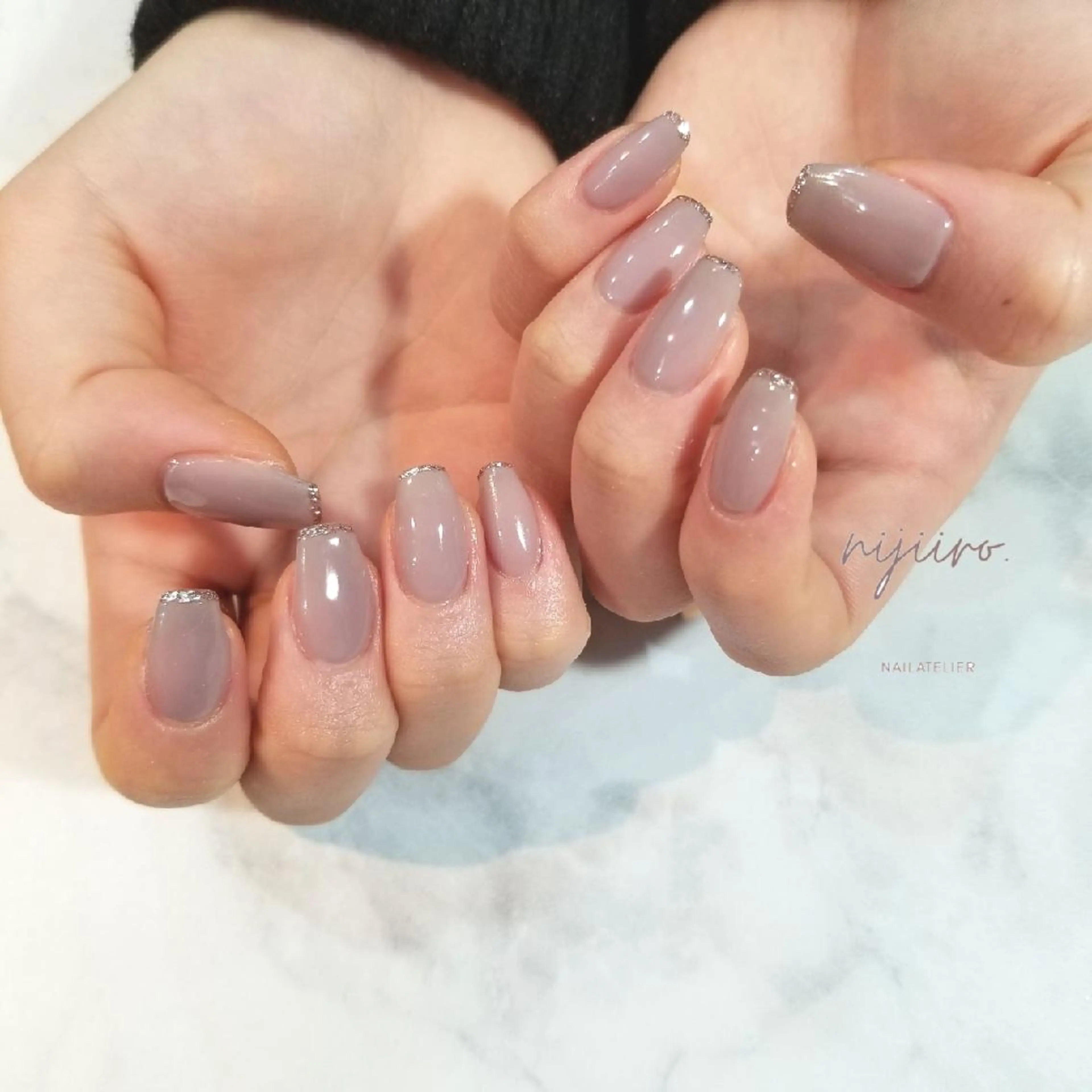 ネイル ハンドネイル nailatelier nijiiro.所属・nijiiro🌈 サトウのネイルデザイン