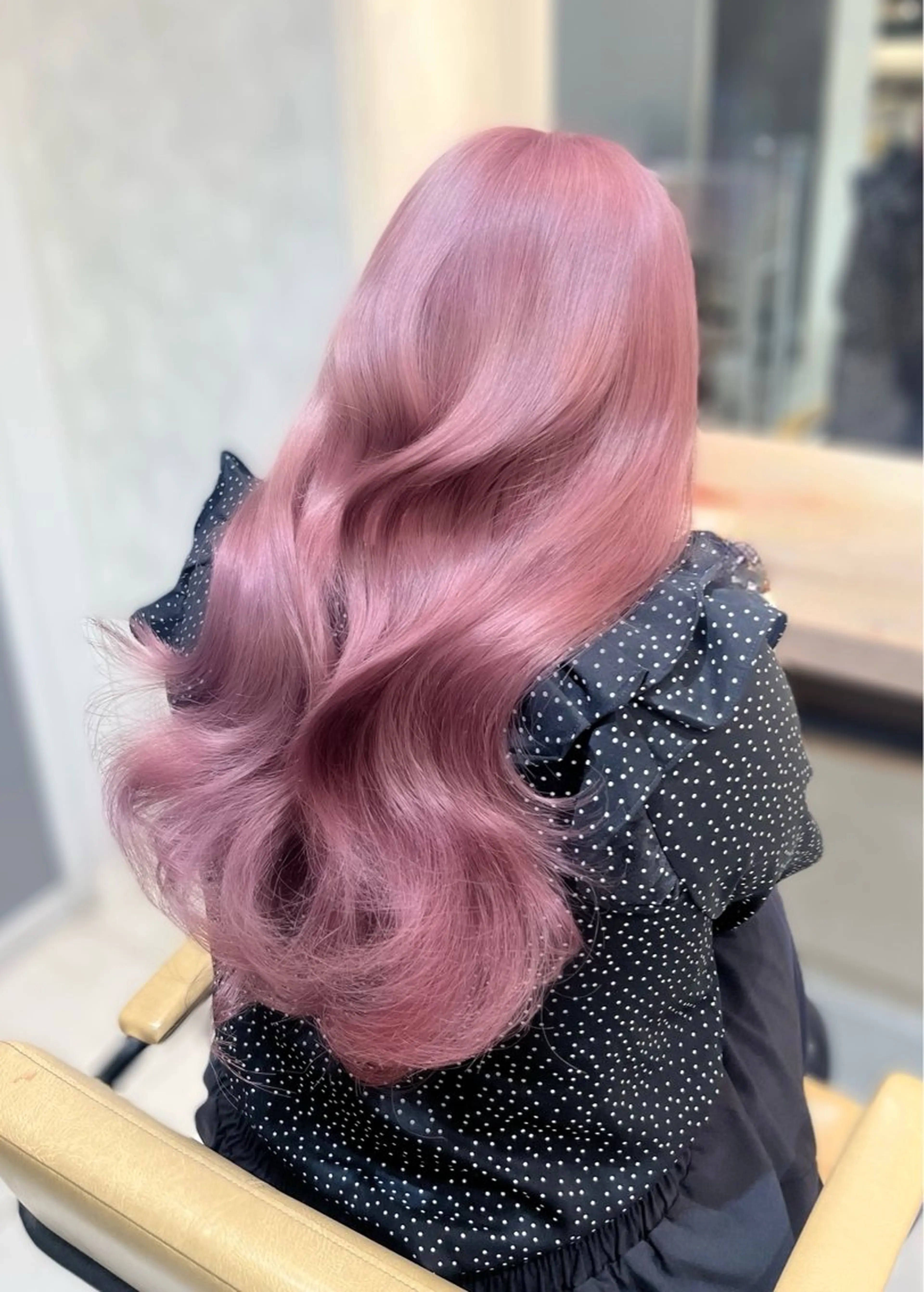 ロング カラー ツダ ミウのヘアスタイル