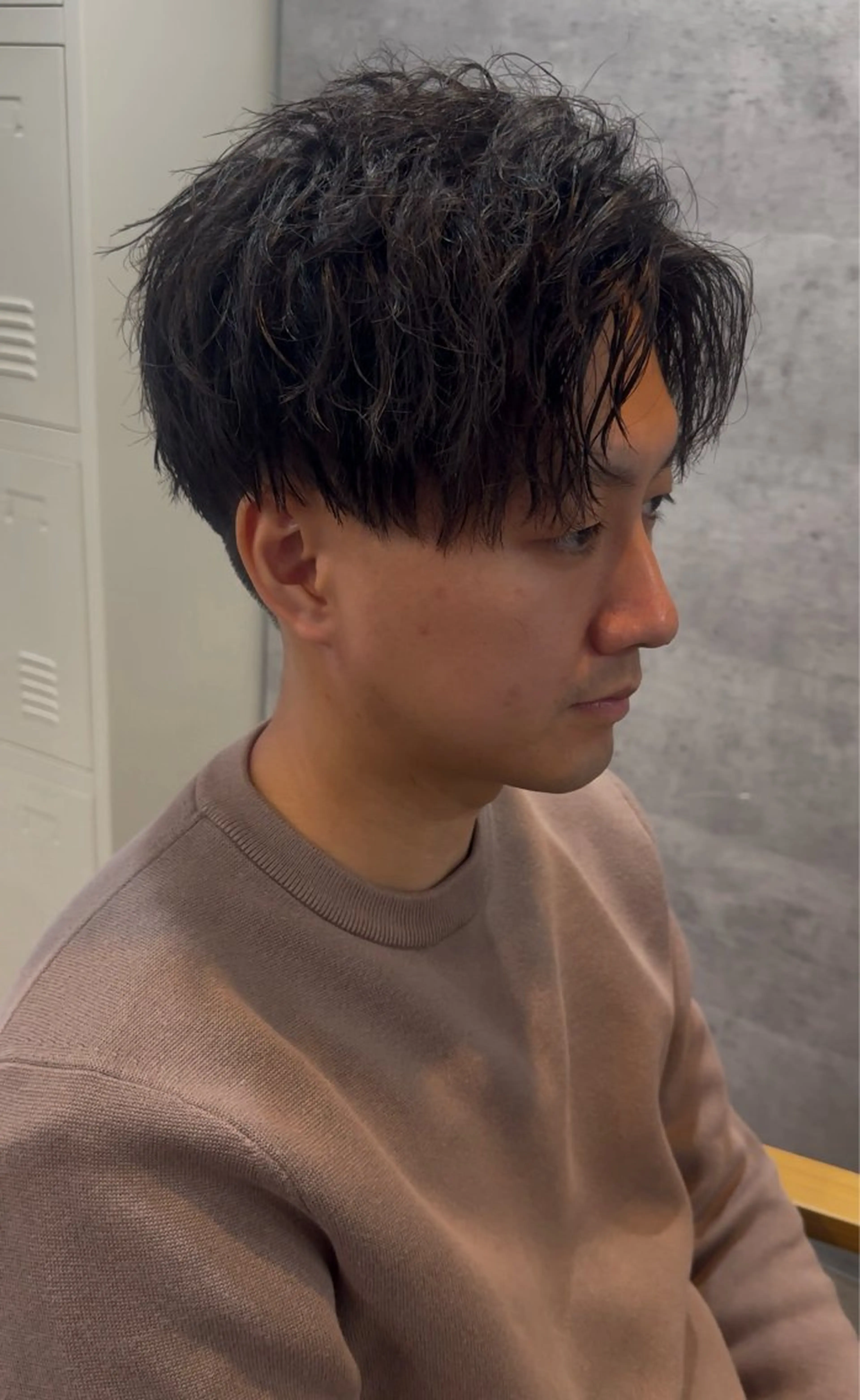 パーマ メンズ Bleachi 大宮West所属・鈴木拓也 メンズカットのヘアスタイル