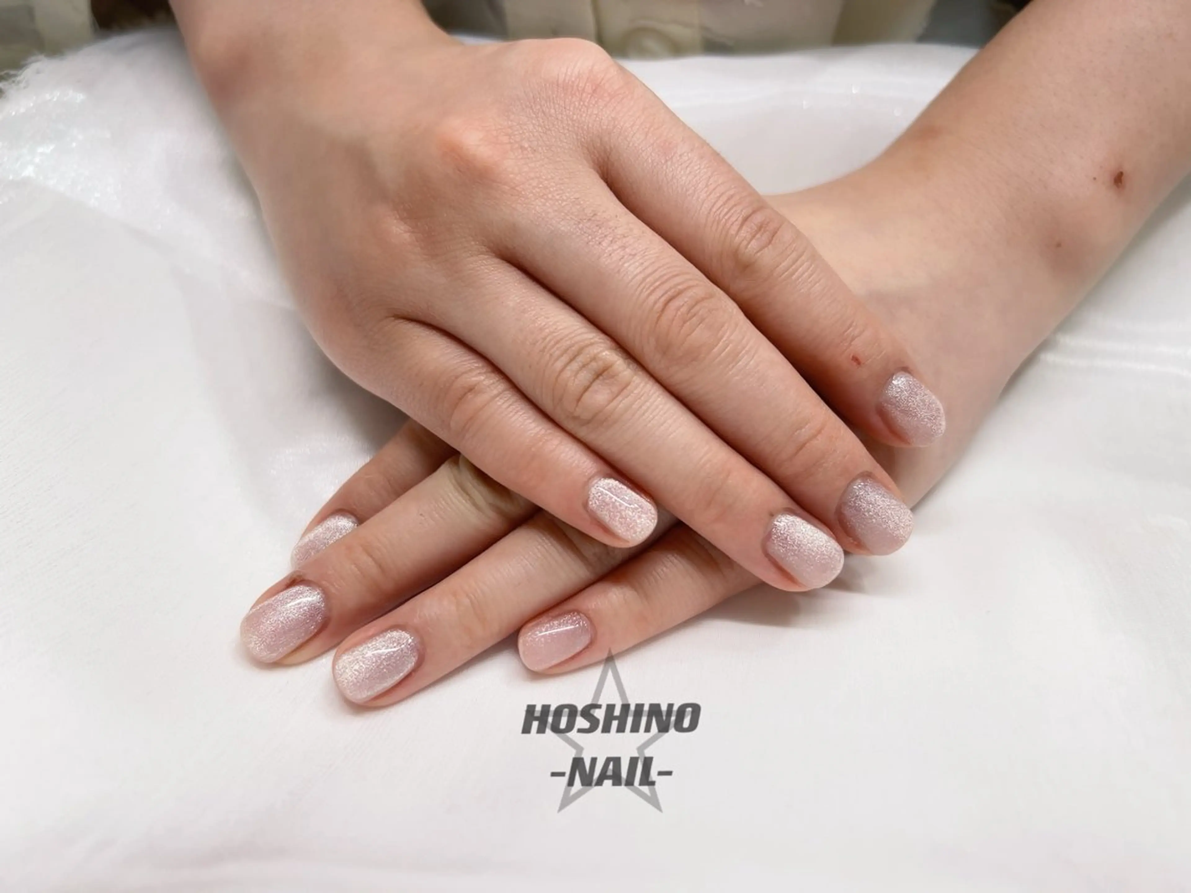 ネイル フレンチネイル マグネットネイル マグネットフレンチ ワンカラーネイル シンプルネイル ★HOSHINO NAIL★新宿店のネイルデザイン