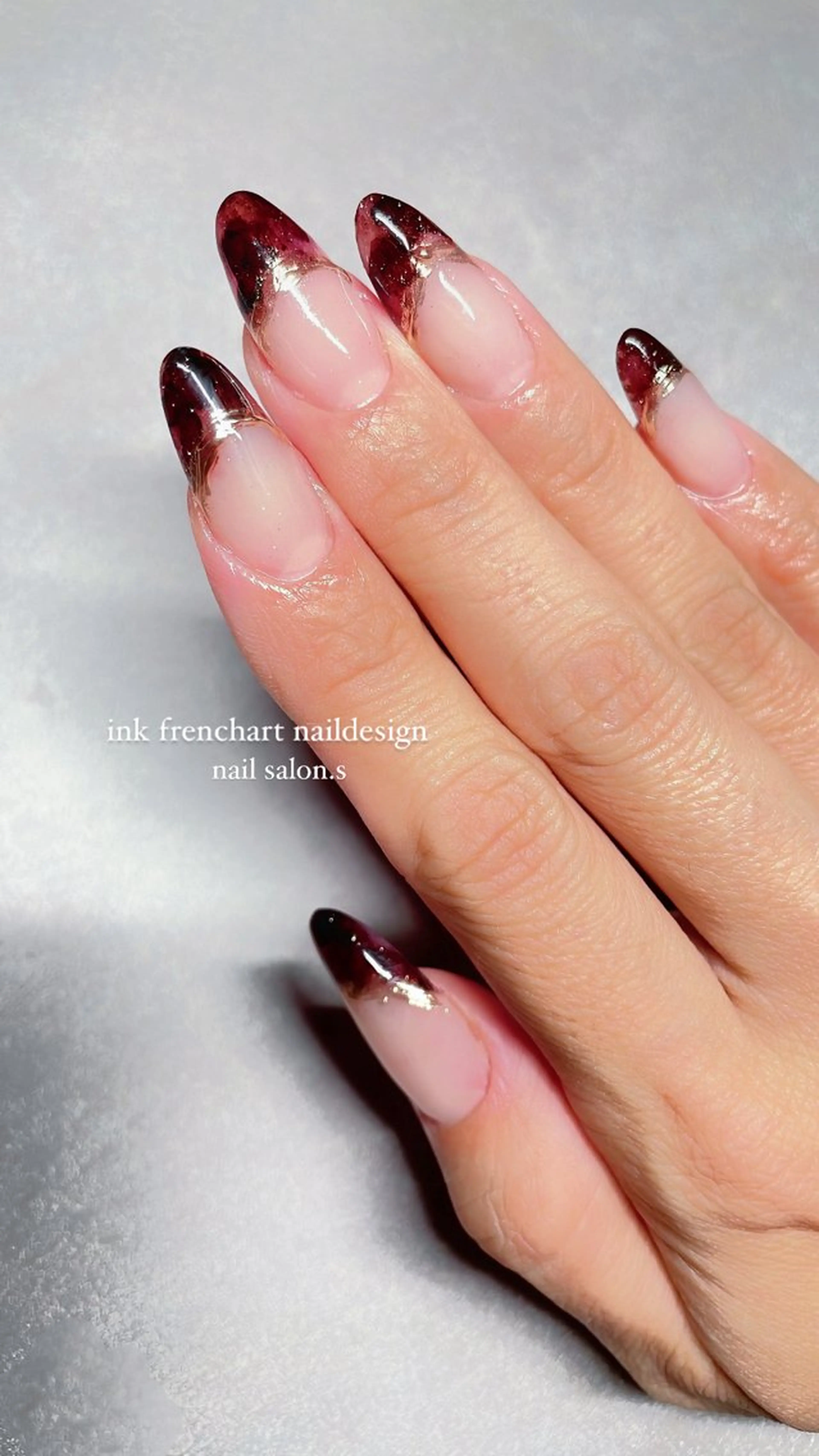 ネイル アートネイル フレンチネイル ジェルネイル ミラーネイル スカルプネイル 関山 志乃のネイルデザイン