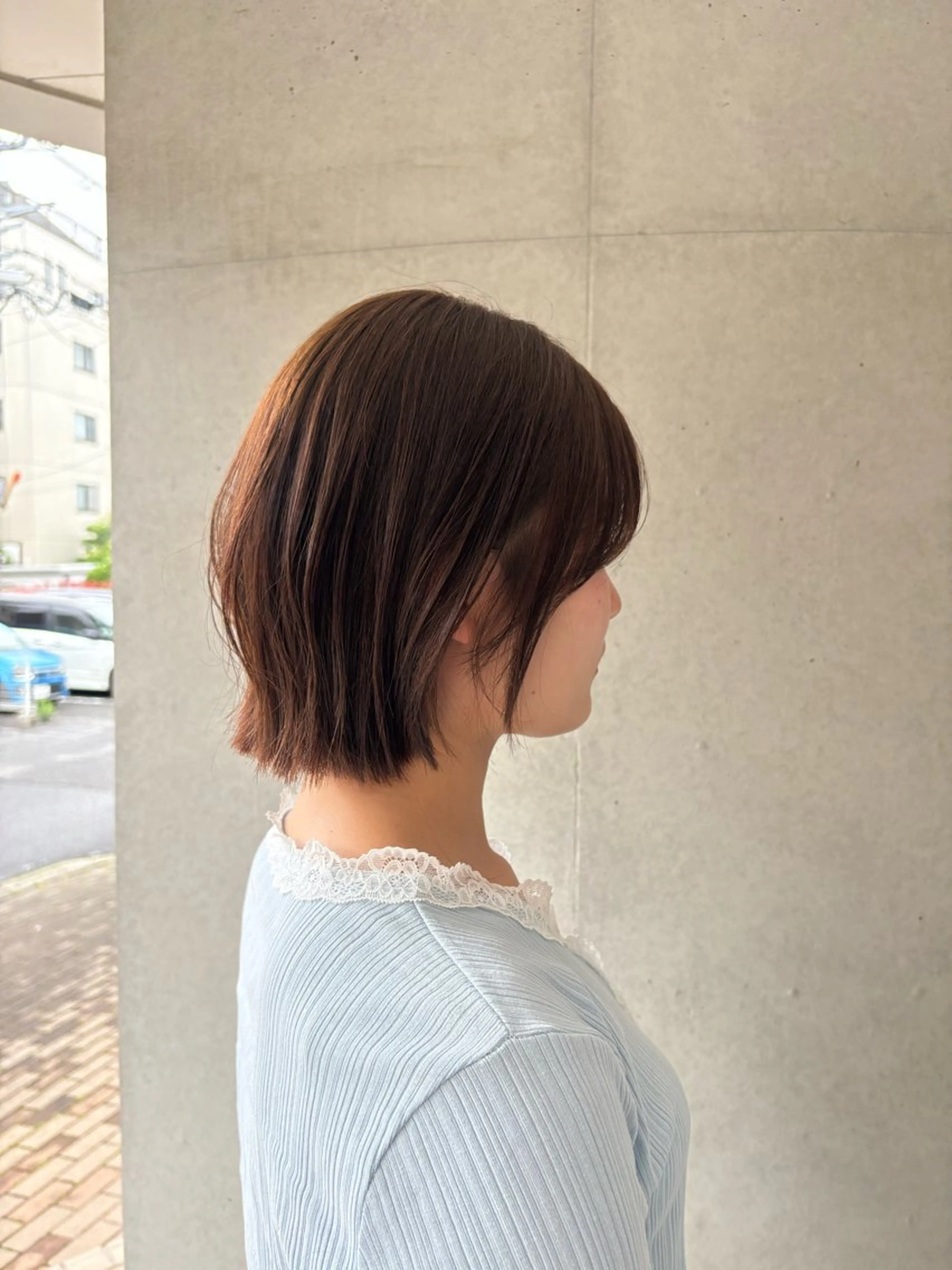 ショート ボブ 顔周りカット レイヤーカット レナ🧸‪🤎 アメリシュシュのヘアスタイル