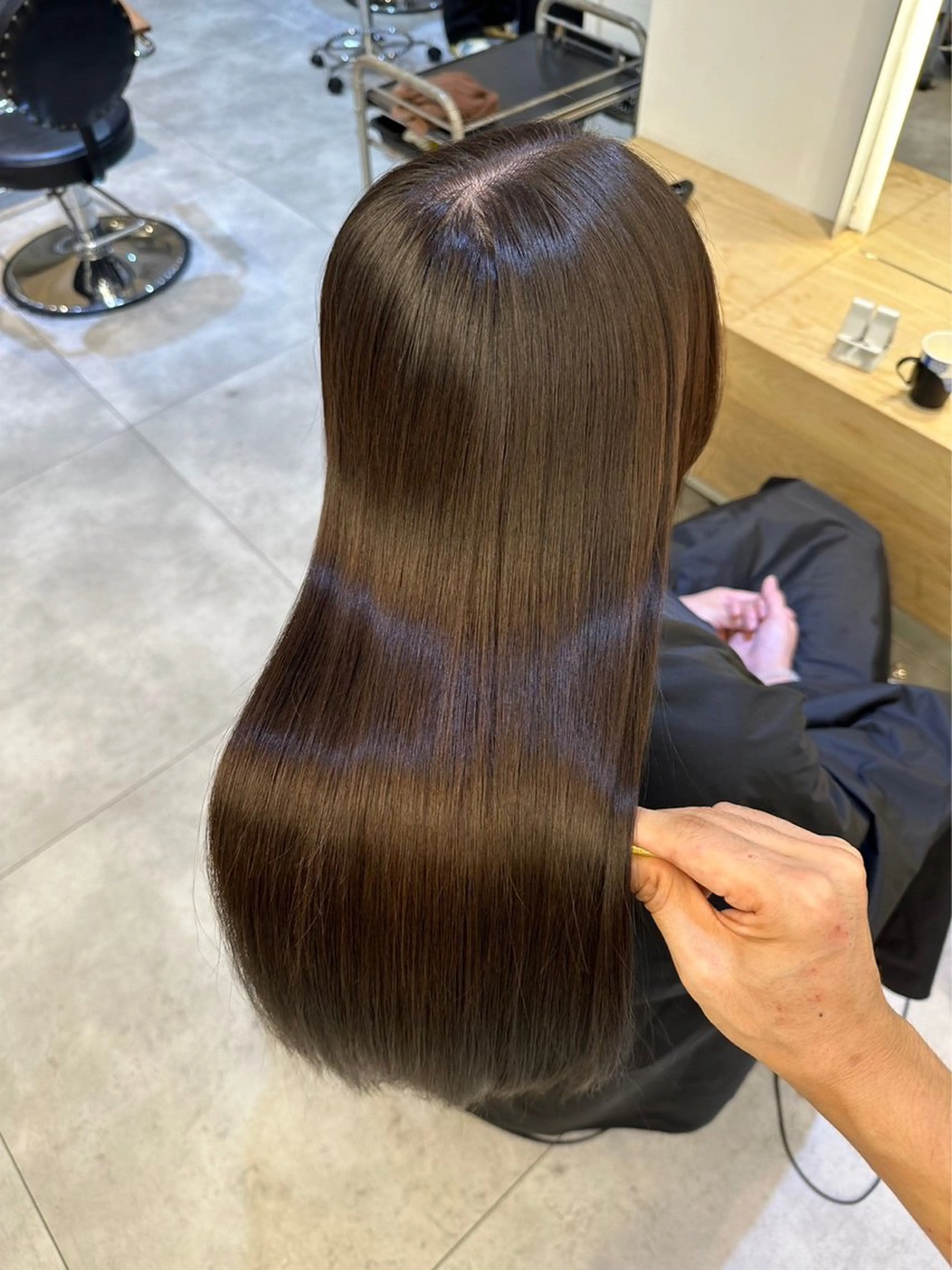 ロング レイヤーカット /ハイトーンchaoのヘアスタイル