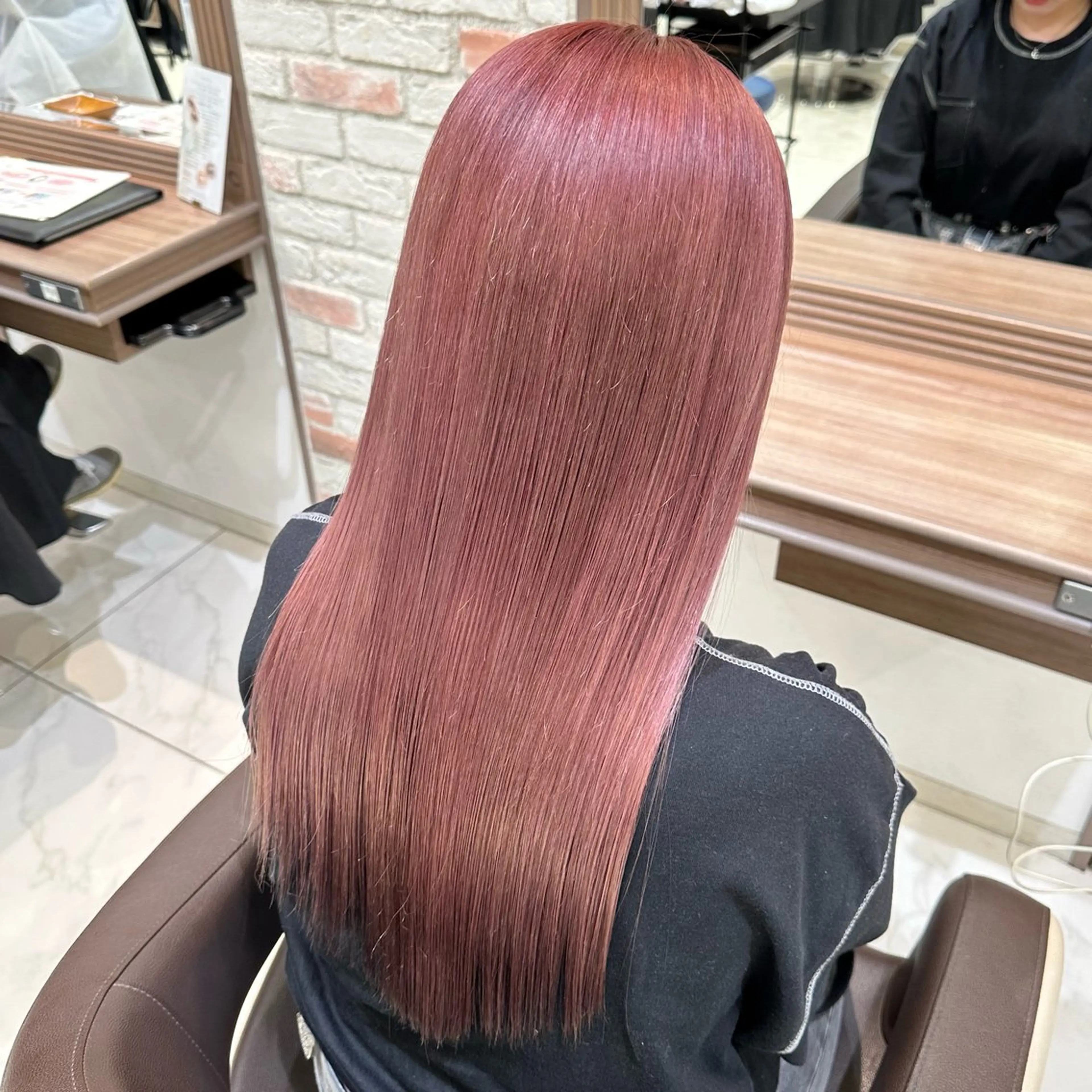 ロング カラー ブリーチ ブリーチなしカラー ヘアカラー 𓍯暖色/韓国風 田中沙羅‎𓍯のヘアスタイル