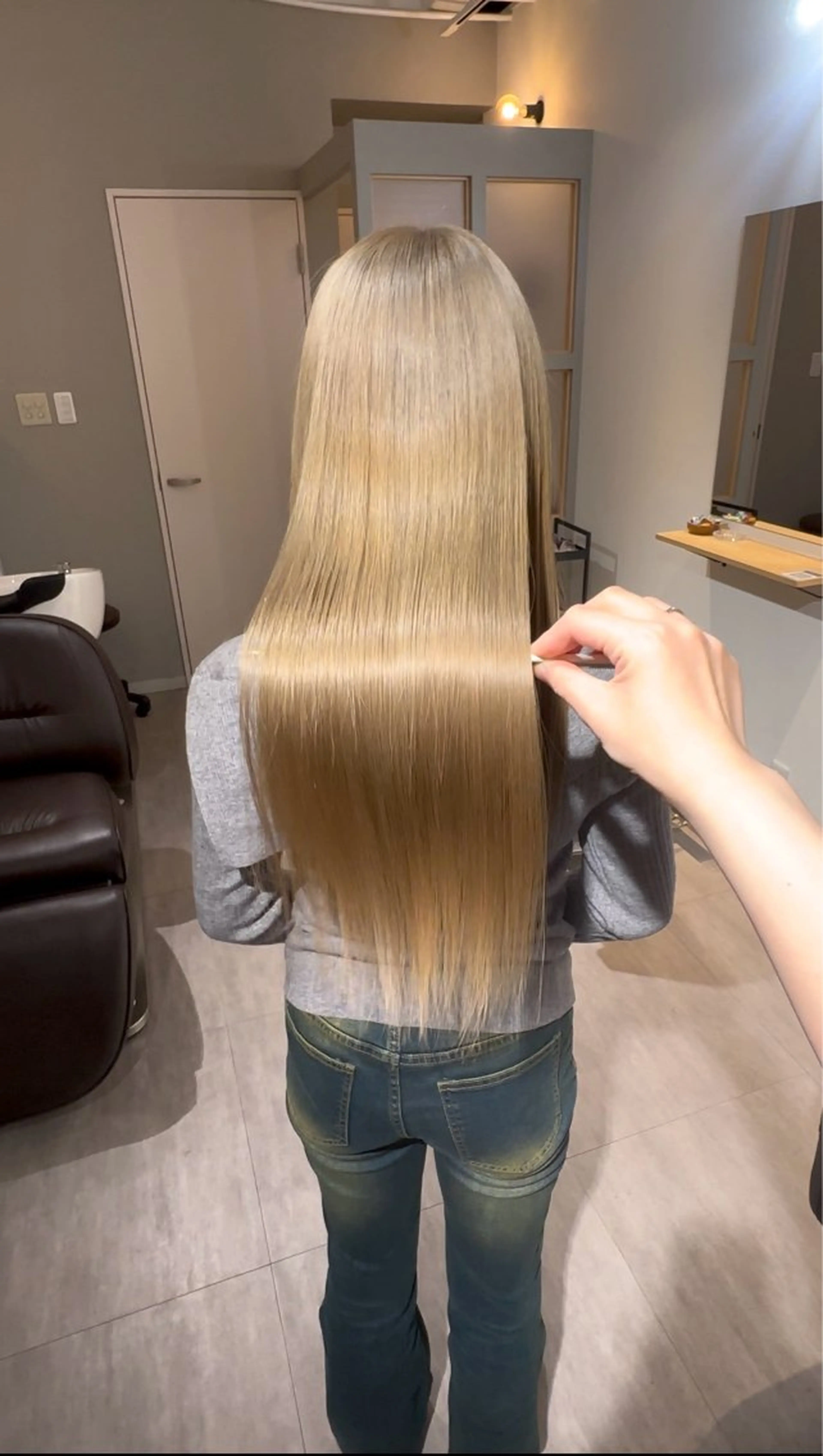 カラー+高濃度水素トリートメントの写真